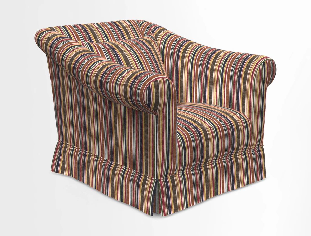 Turnberry Chair in Two Tone Plain Biscuit 