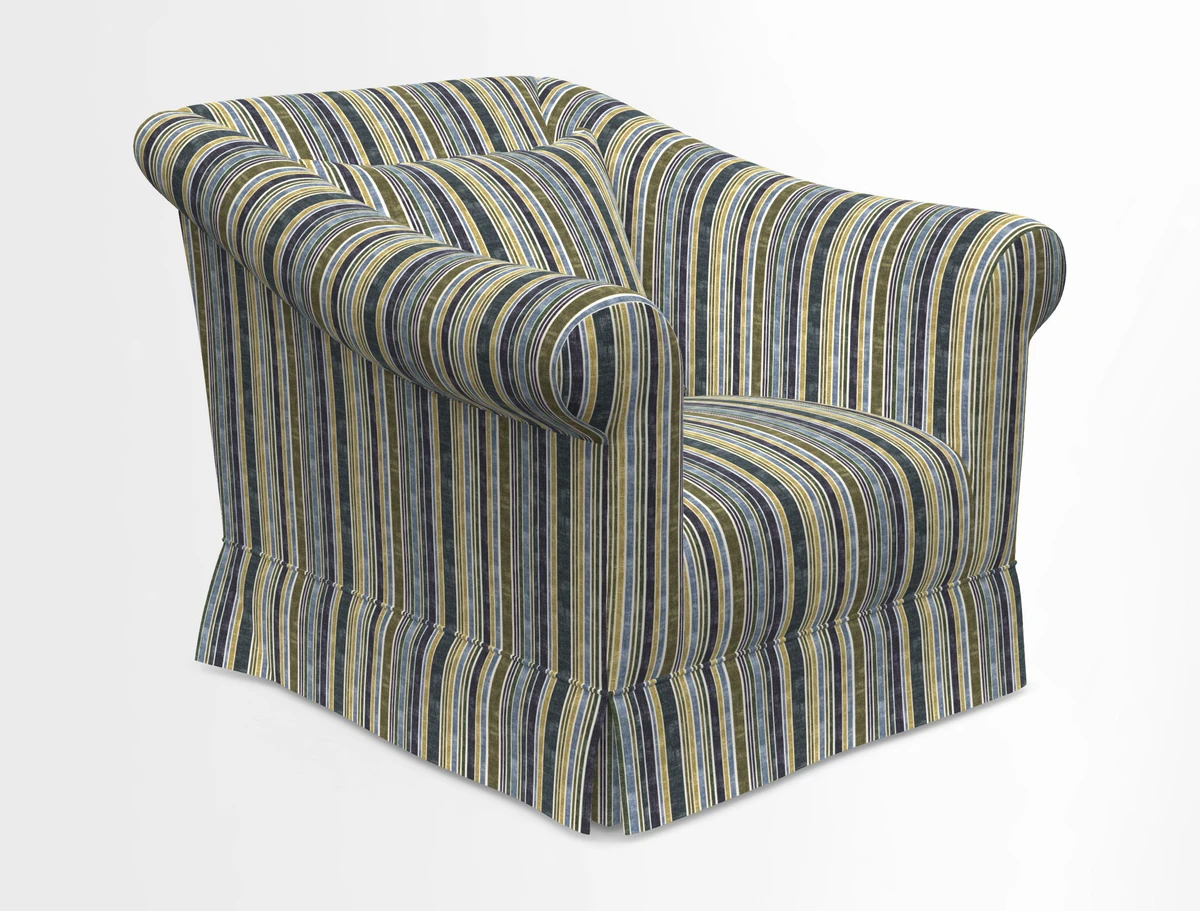 Turnberry Chair in Two Tone Plain Biscuit 
