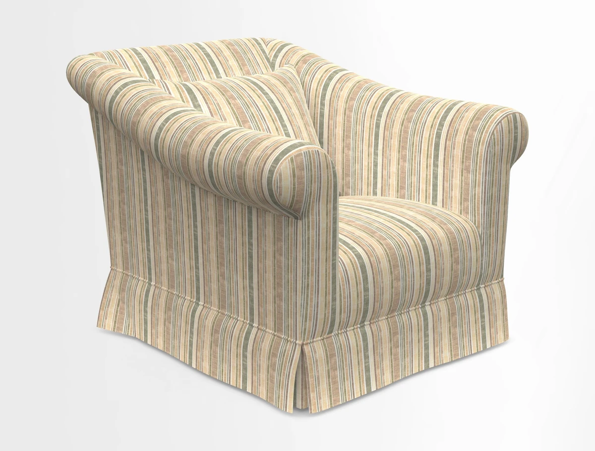 Turnberry Chair in Two Tone Plain Biscuit 
