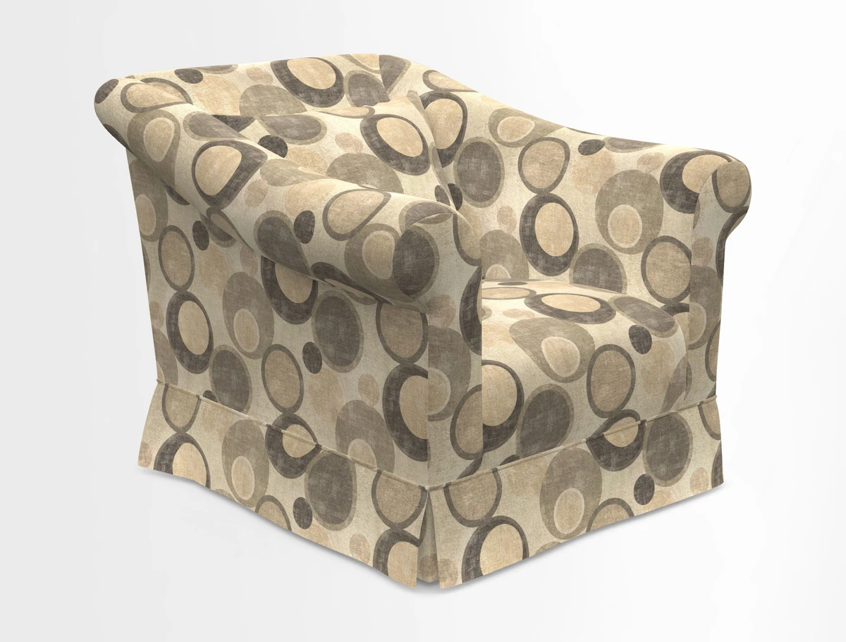 Turnberry Chair in Two Tone Plain Biscuit 
