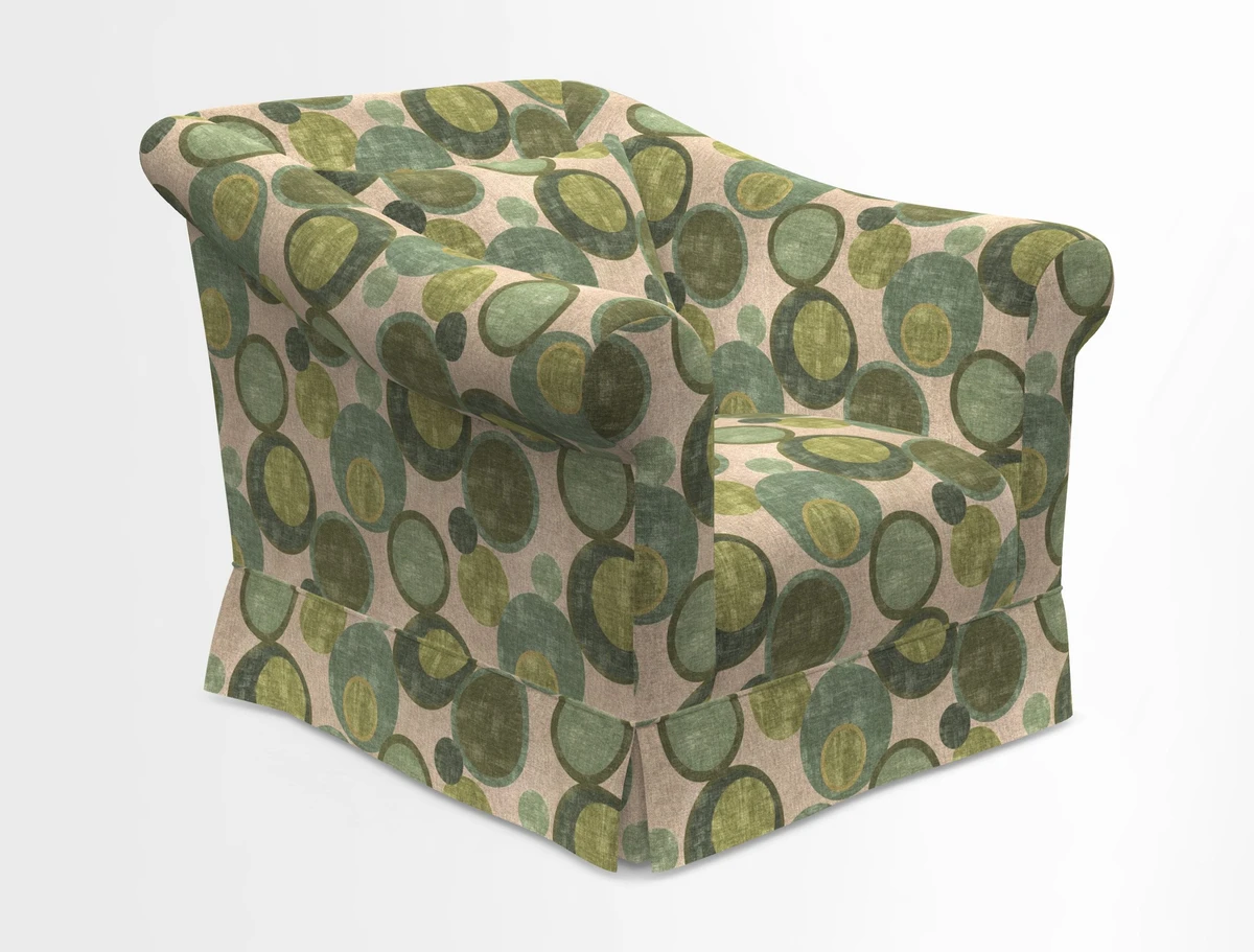 Turnberry Chair in Two Tone Plain Biscuit 