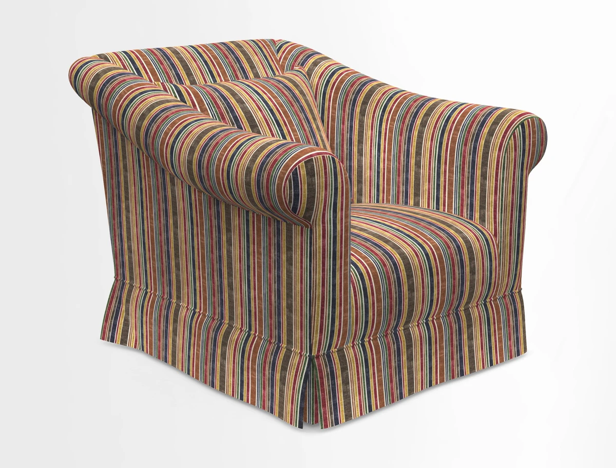 Turnberry Chair in Two Tone Plain Biscuit 