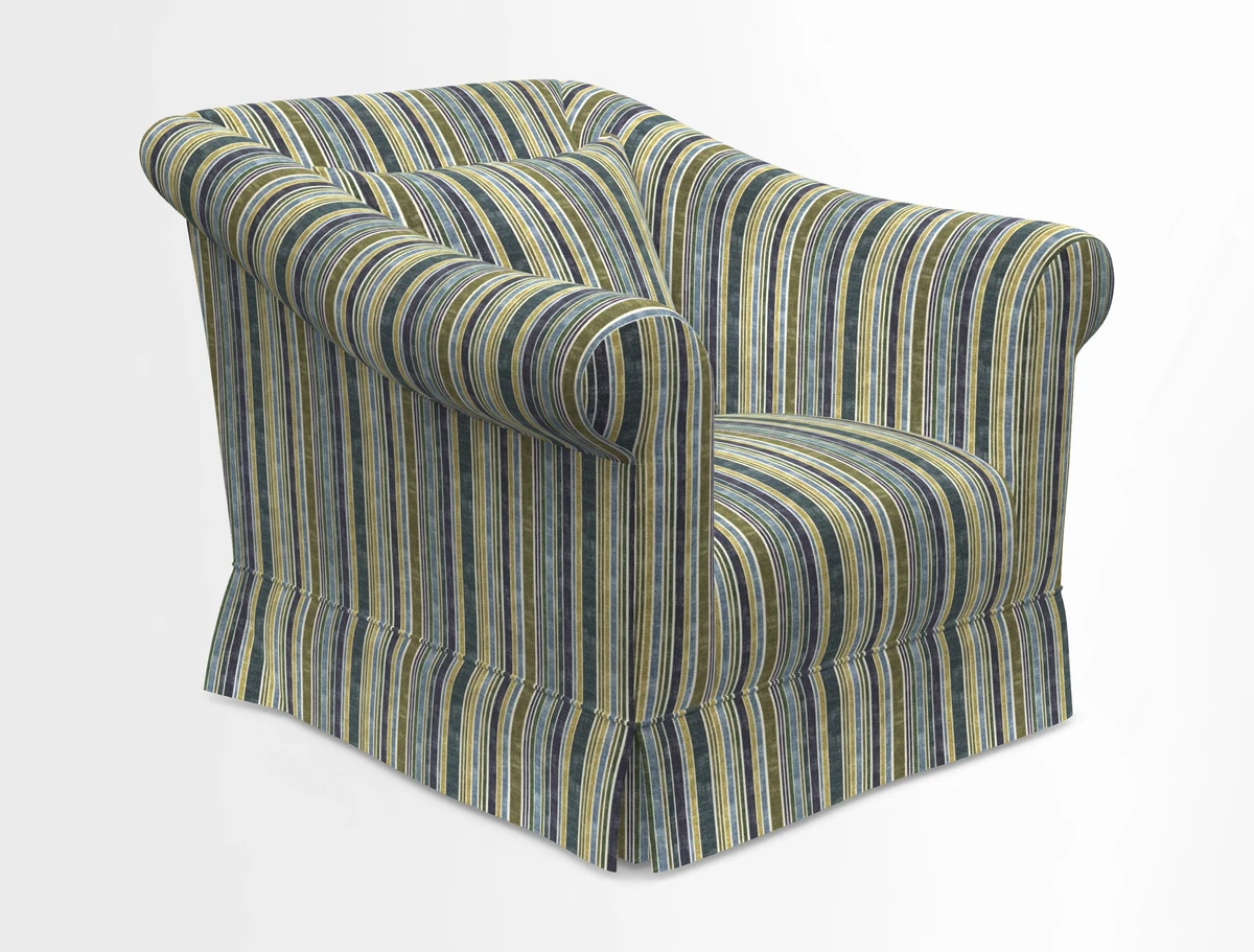 Turnberry Chair in Two Tone Plain Biscuit 