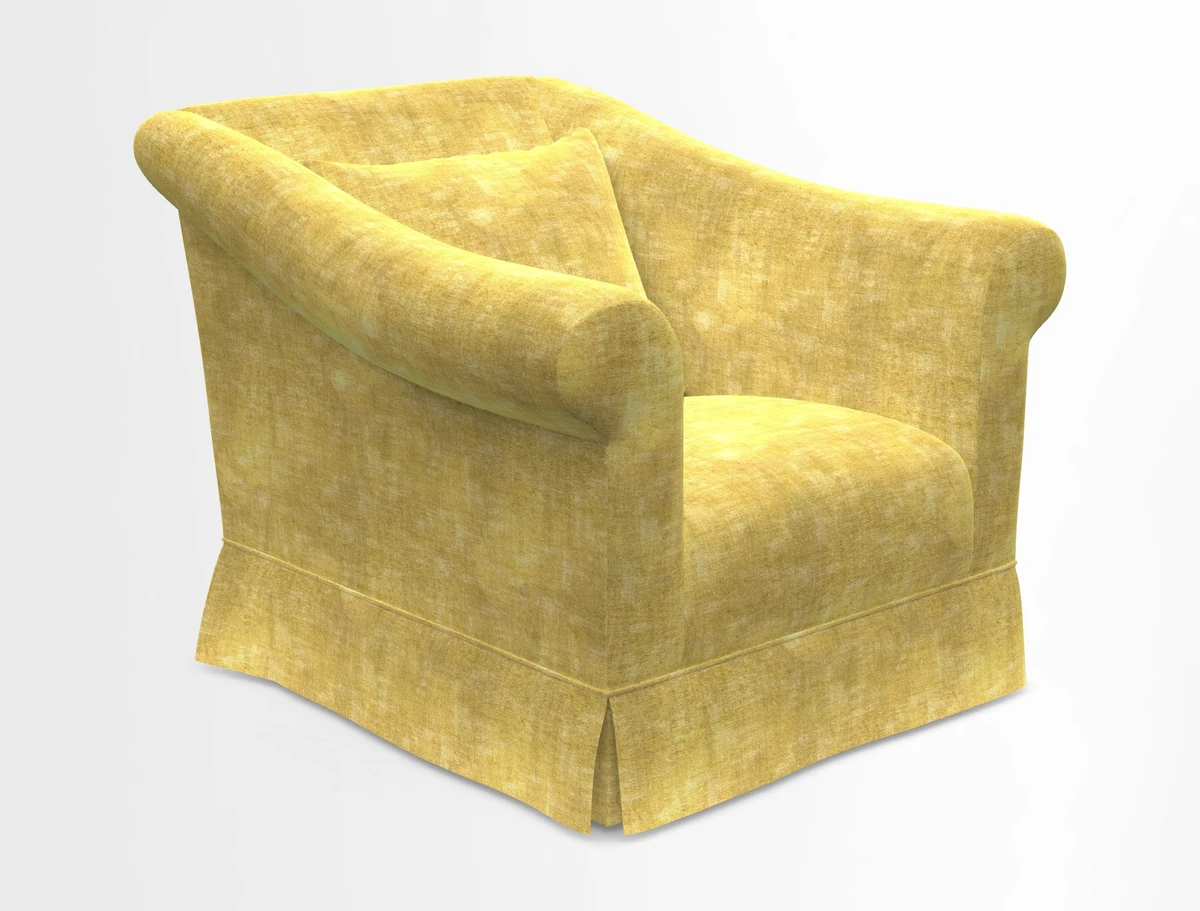 Turnberry Chair in Two Tone Plain Biscuit 