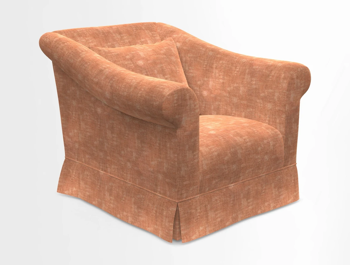 Turnberry Chair in Two Tone Plain Biscuit 