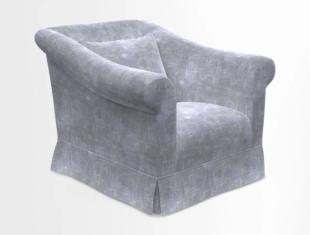 Turnberry Chair in Two Tone Plain Biscuit 