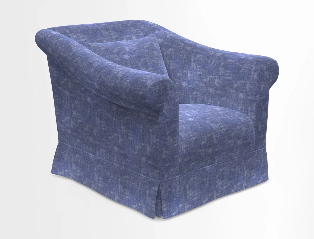 Turnberry Chair in Two Tone Plain Biscuit 
