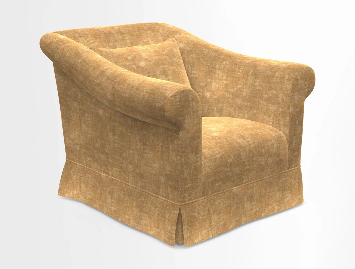 Turnberry Chair in Two Tone Plain Biscuit 