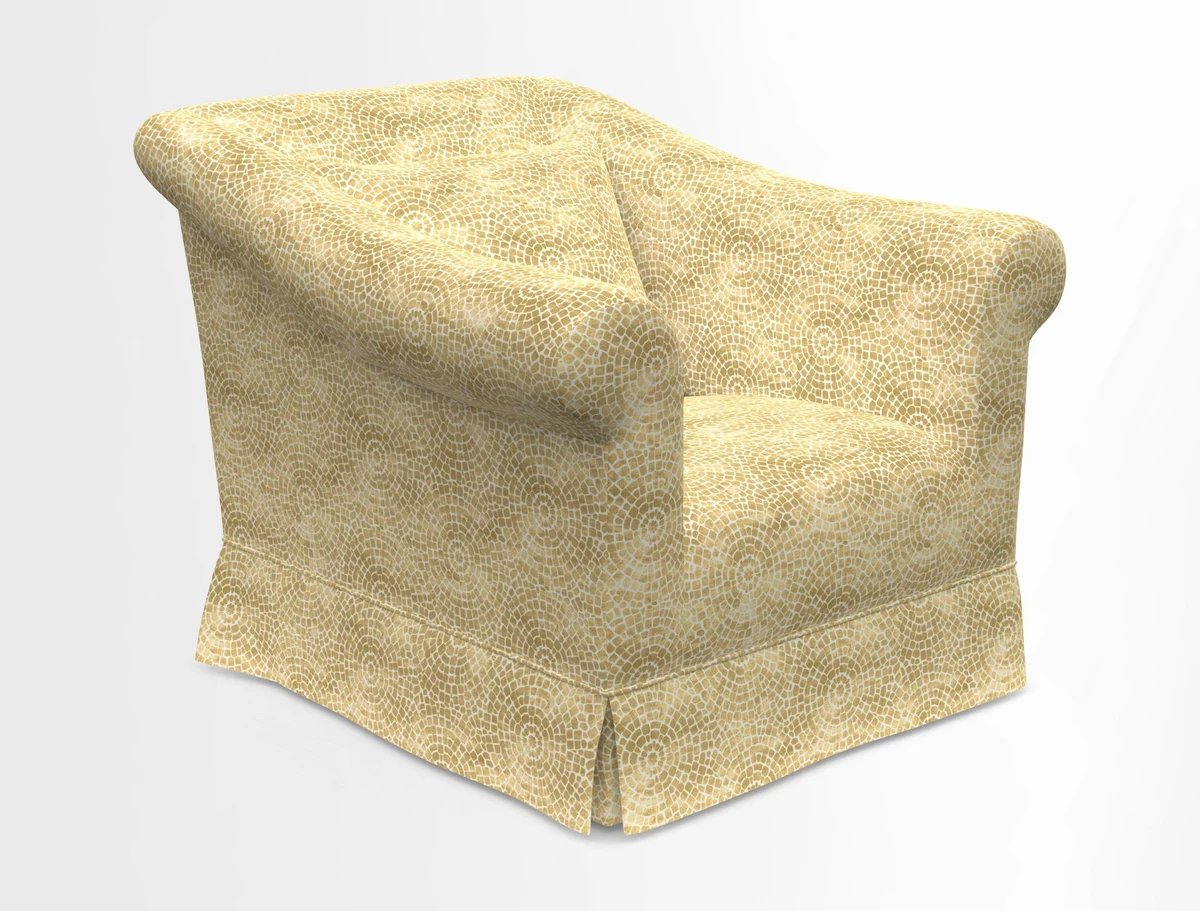 Turnberry Chair in Two Tone Plain Biscuit 