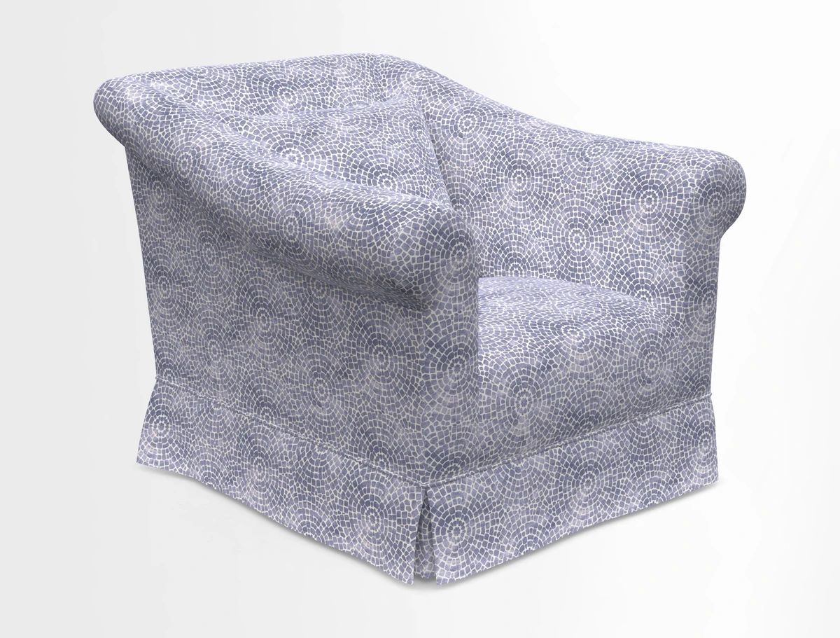 Turnberry Chair in Two Tone Plain Biscuit 