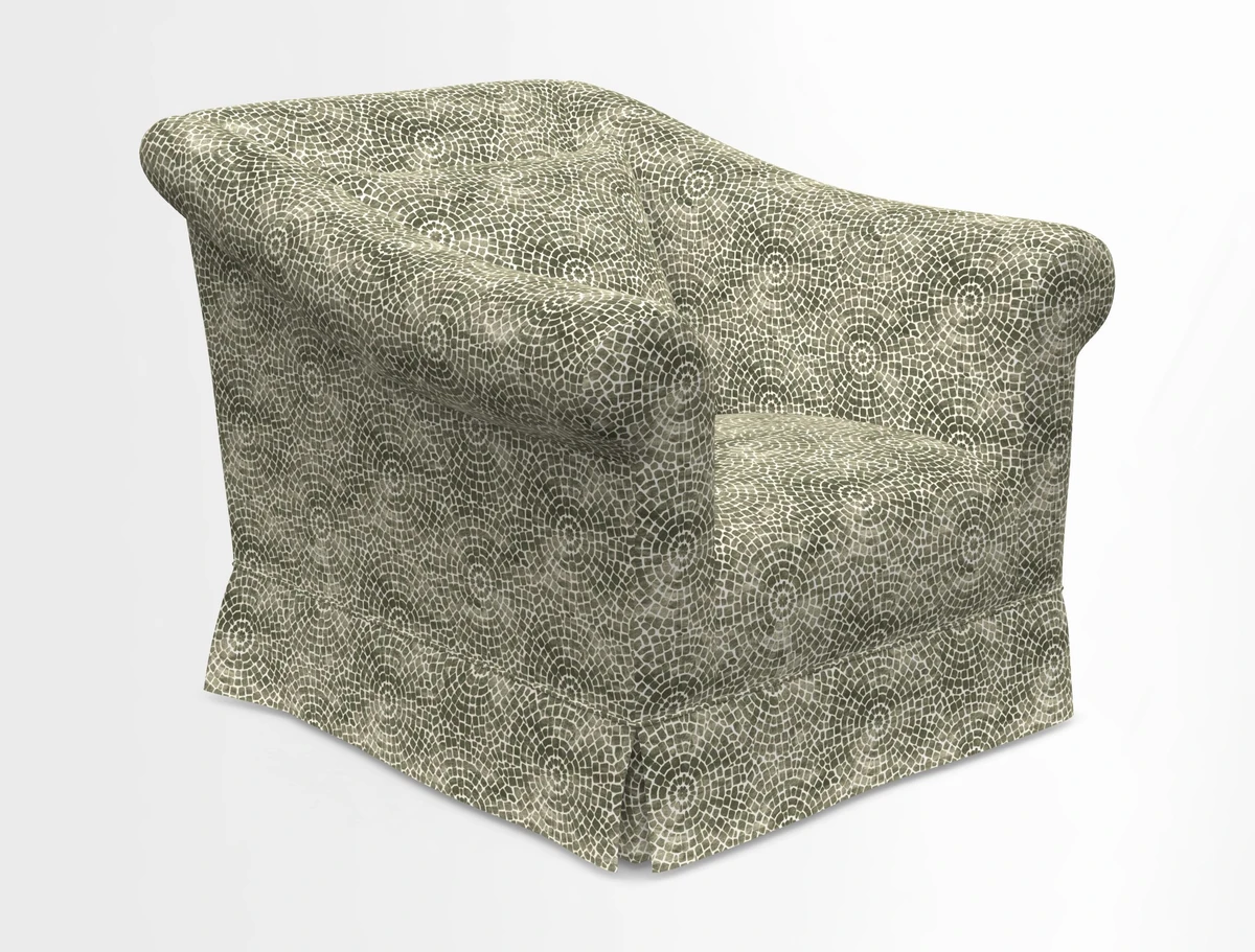 Turnberry Chair in Two Tone Plain Biscuit 