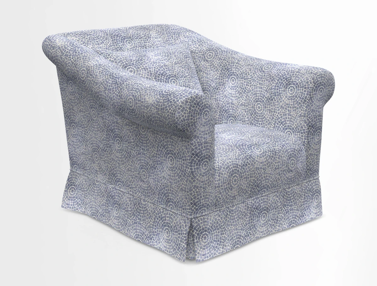Turnberry Chair in Two Tone Plain Biscuit 