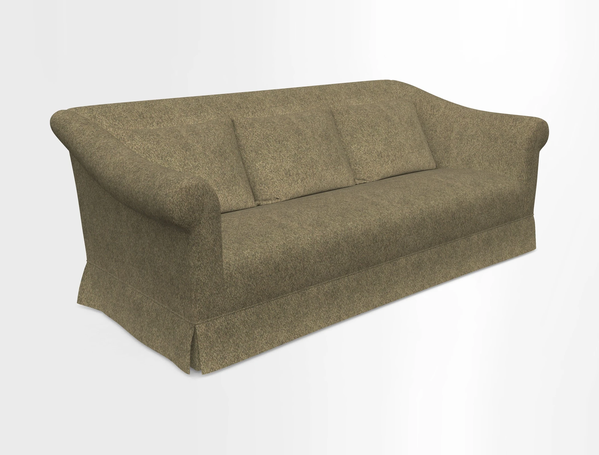 Turnberry 3 seater sofa in Contour Lines Berry with scatters in Frond Stripe Small Berry