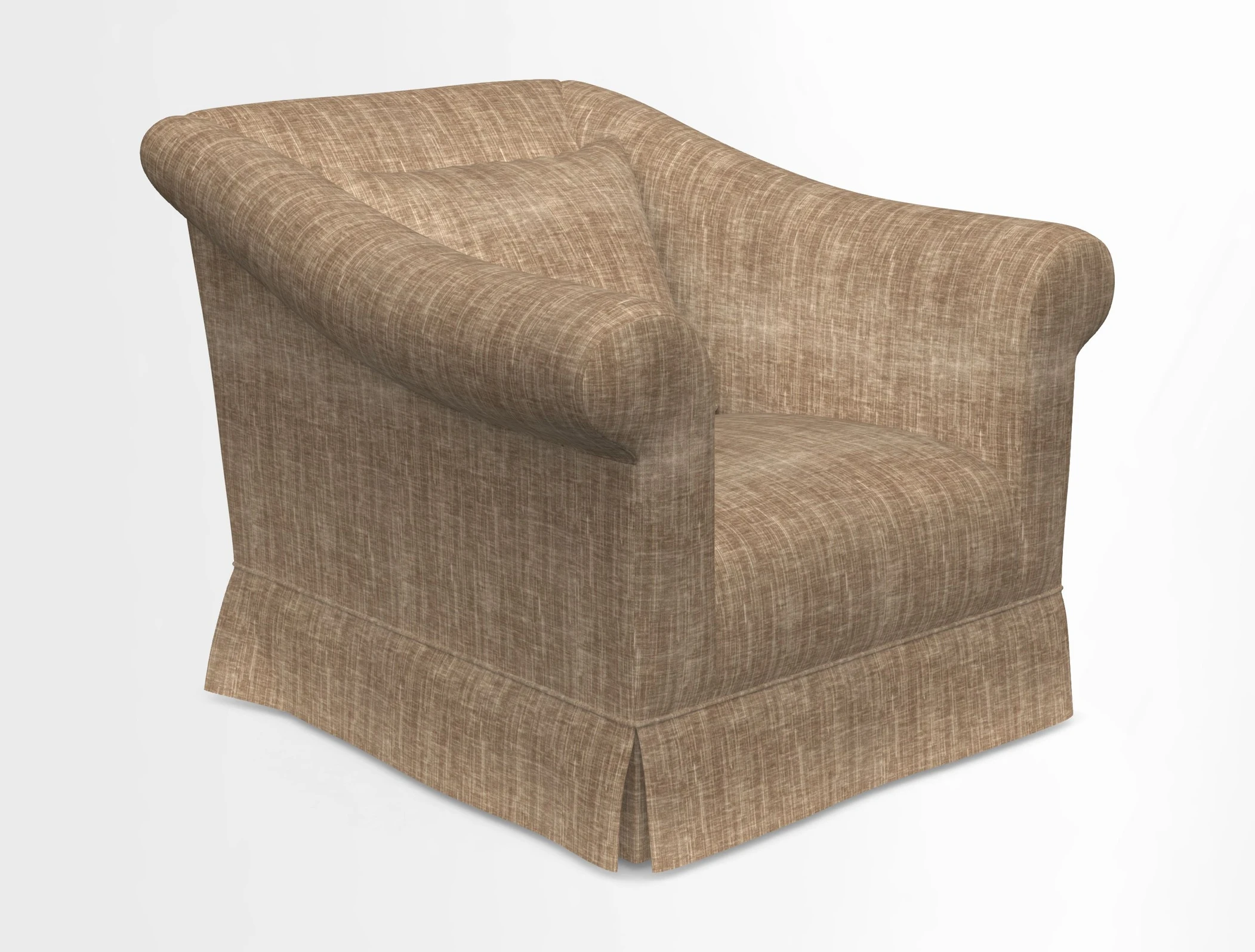 Turnberry Chair in Two Tone Plain Biscuit 