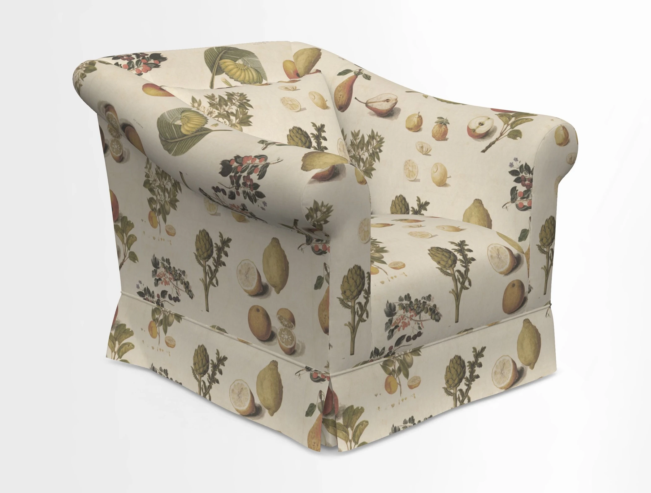 Turnberry Chair in Two Tone Plain Biscuit 