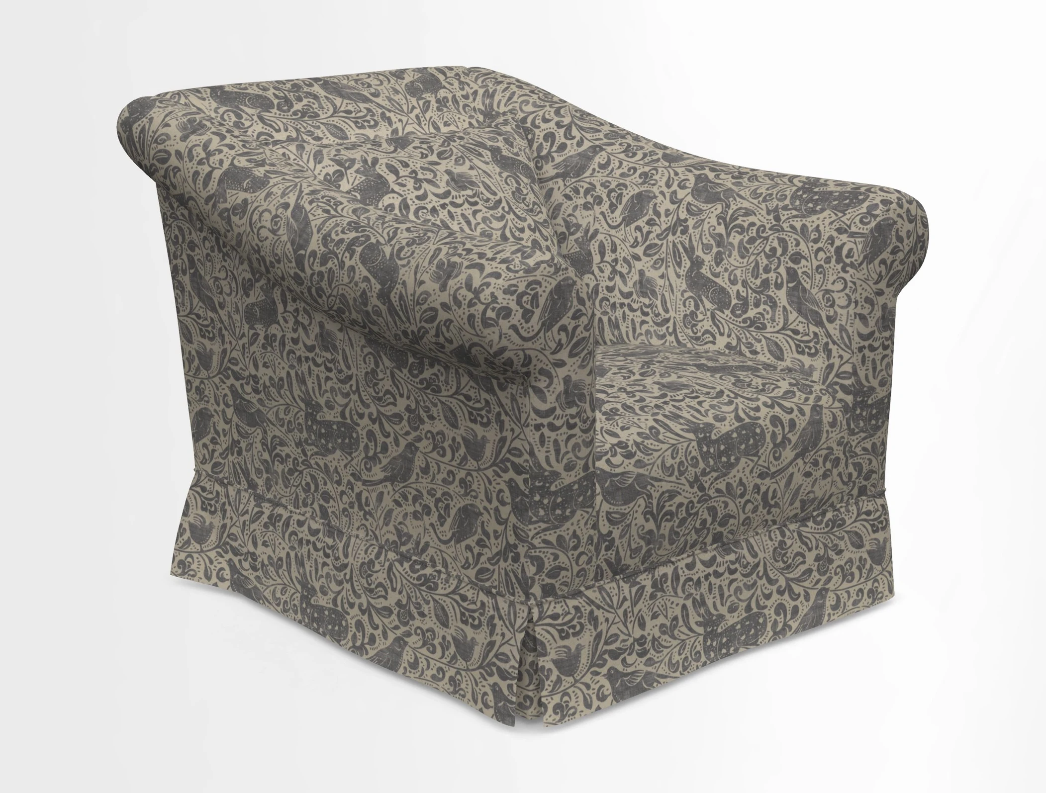 Turnberry Chair in Two Tone Plain Biscuit 