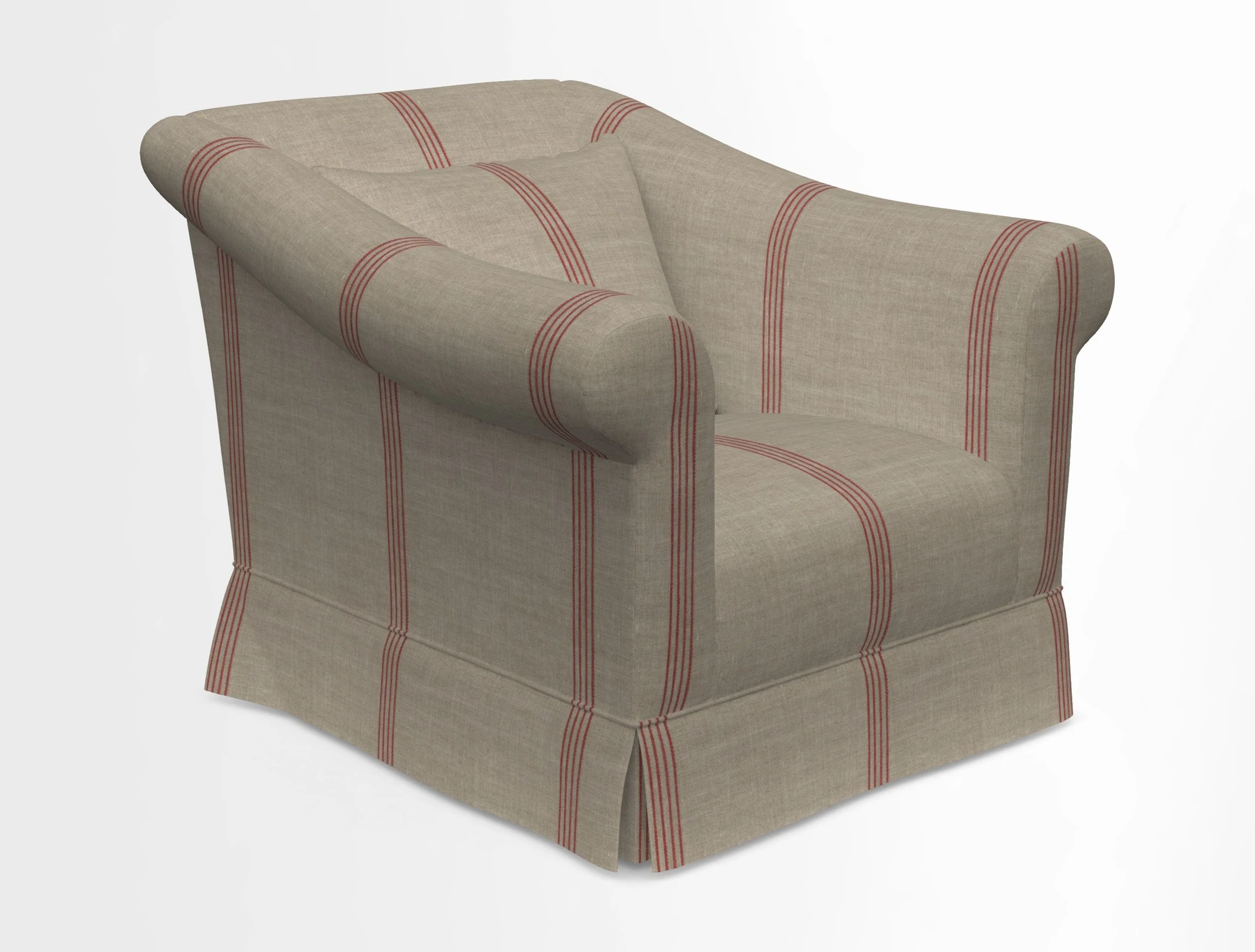 Turnberry Chair in Two Tone Plain Biscuit 