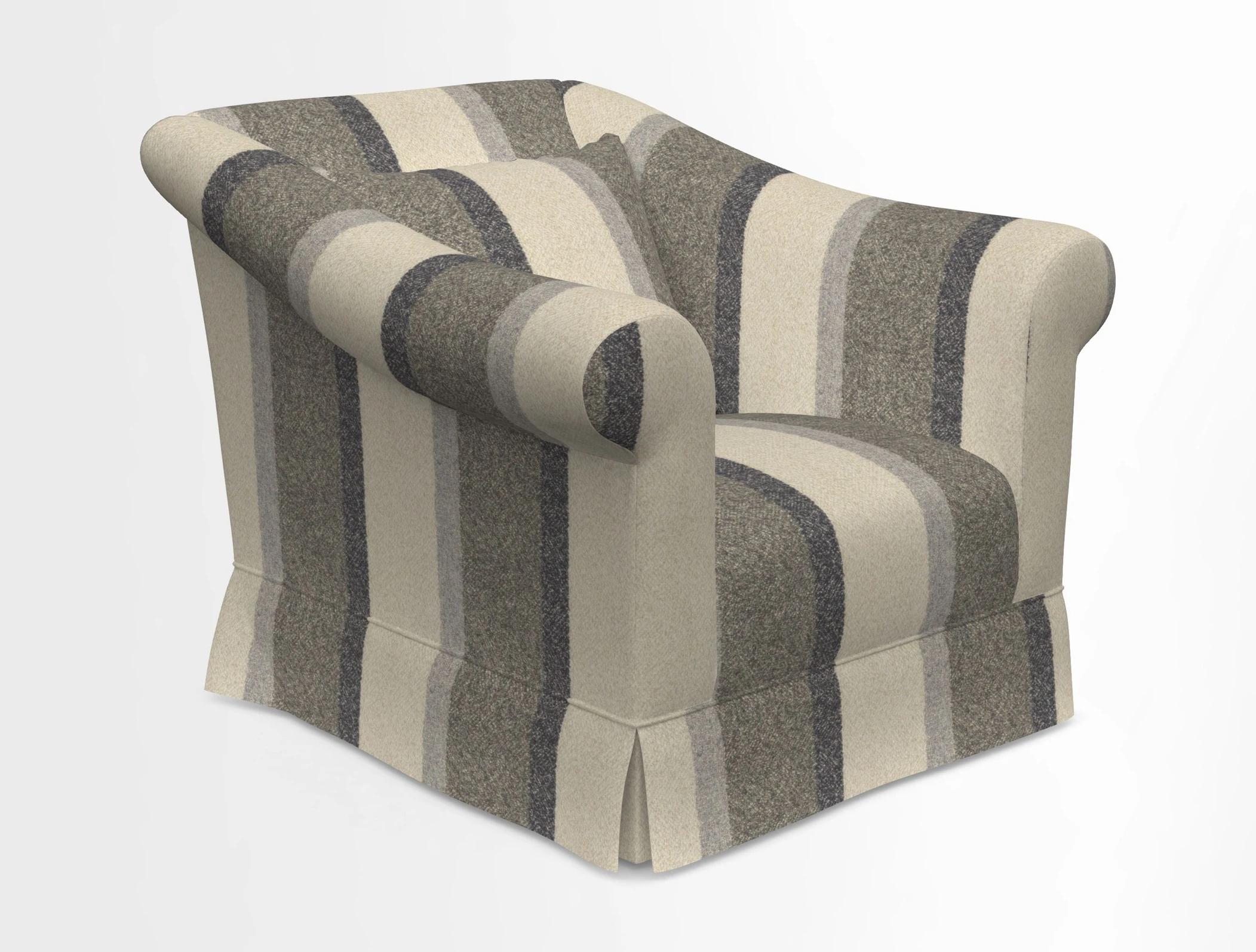 Turnberry Chair in Two Tone Plain Biscuit 