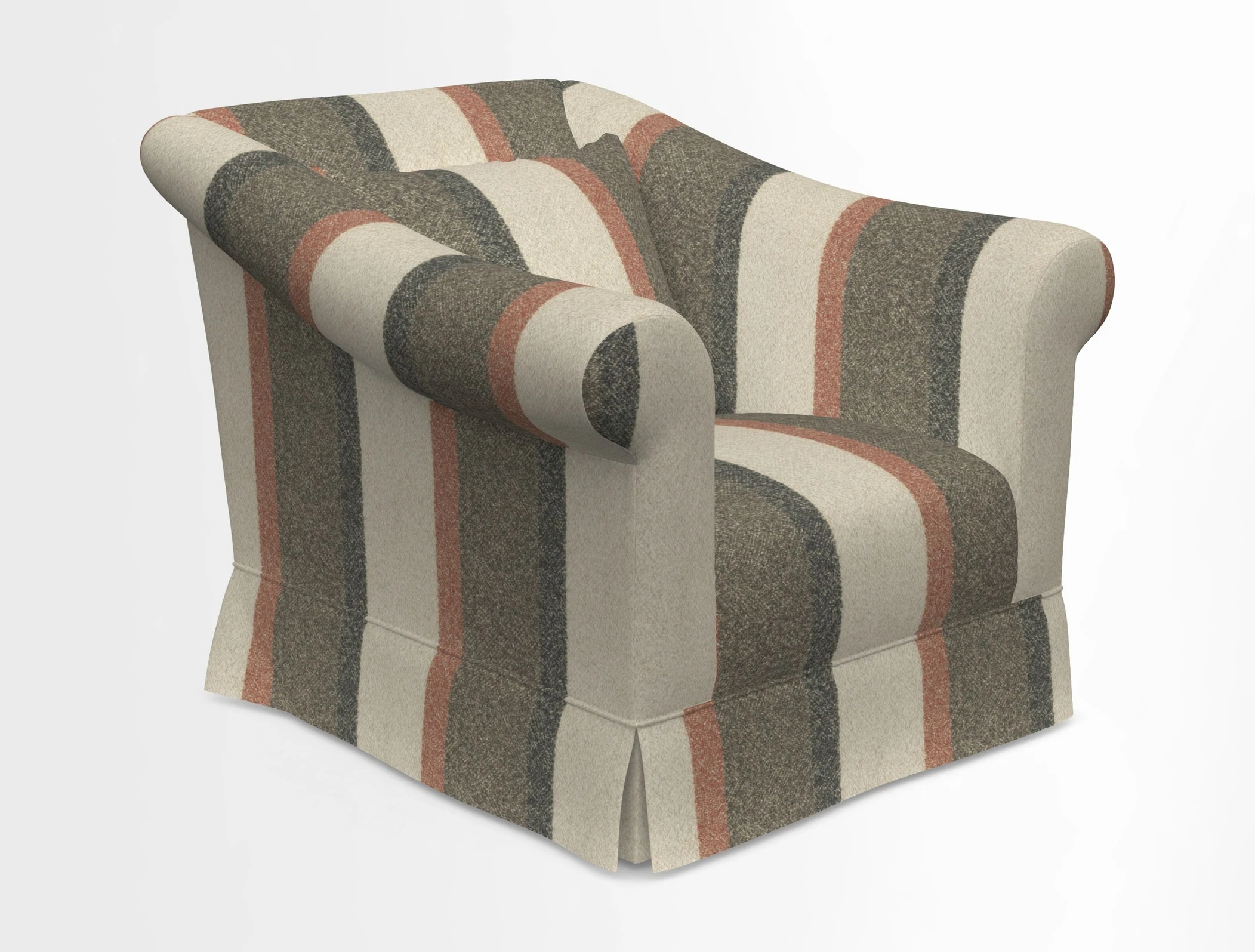 Turnberry Chair in Two Tone Plain Biscuit 