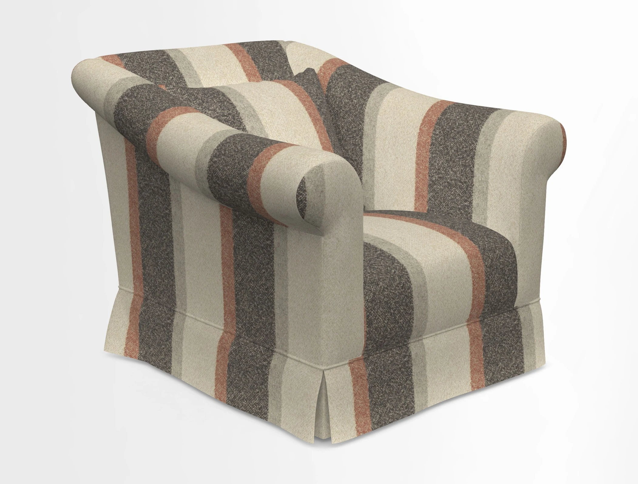 Turnberry Chair in Two Tone Plain Biscuit 