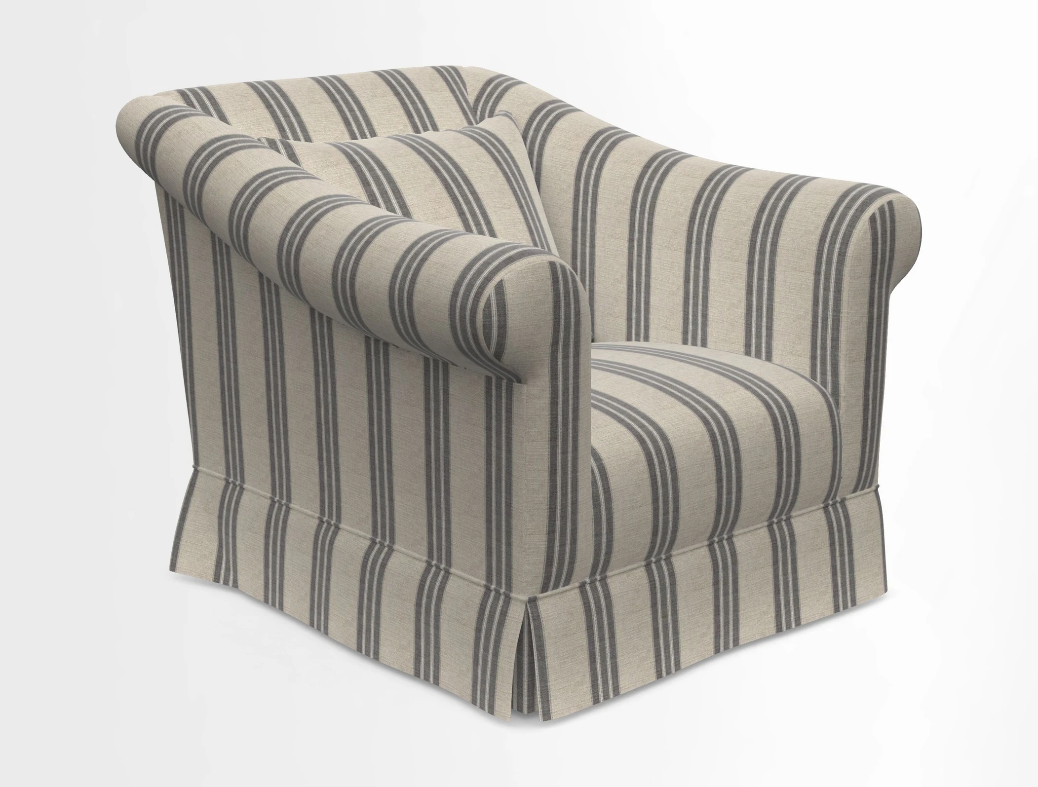 Turnberry Chair in Two Tone Plain Biscuit 