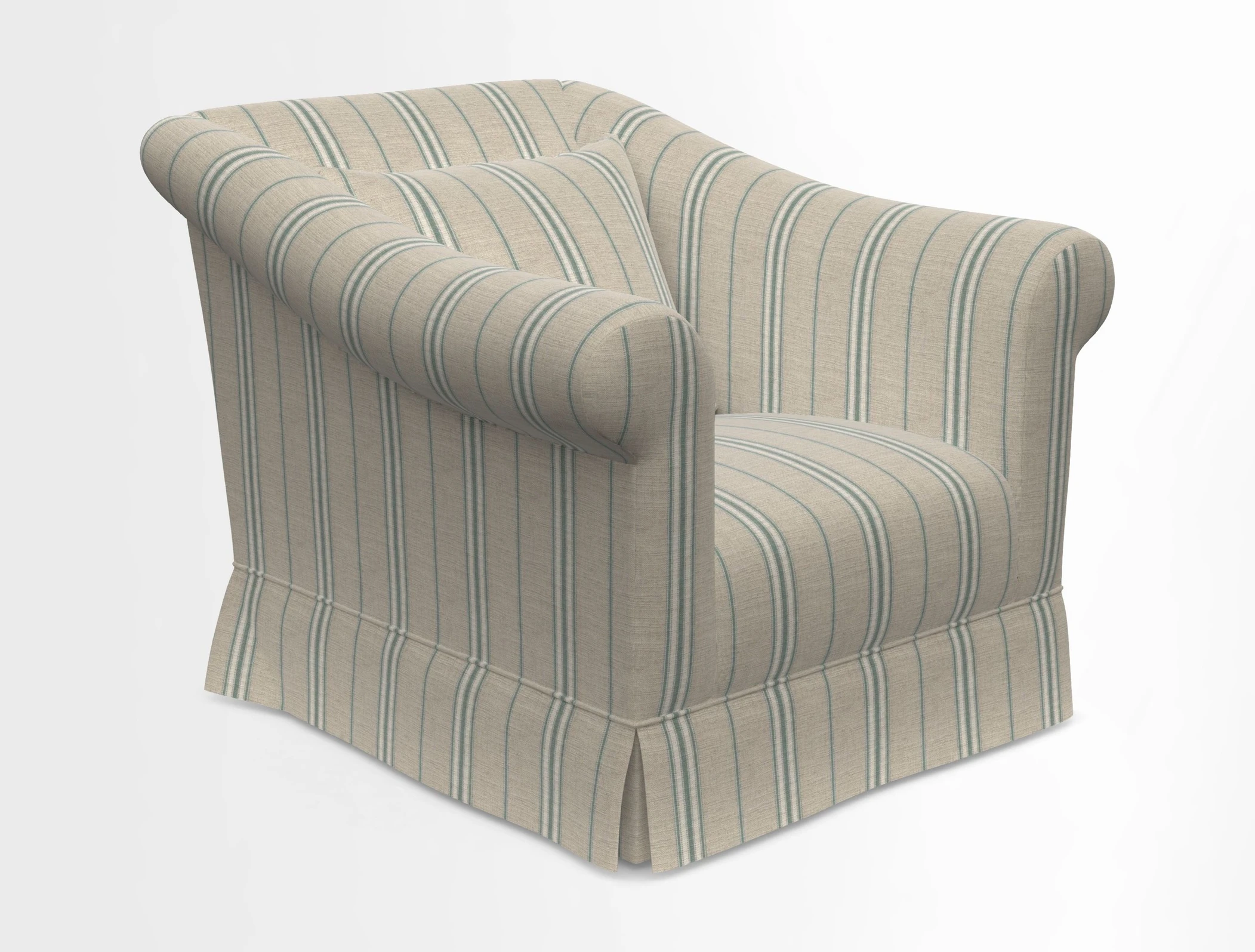 Turnberry Chair in Two Tone Plain Biscuit 