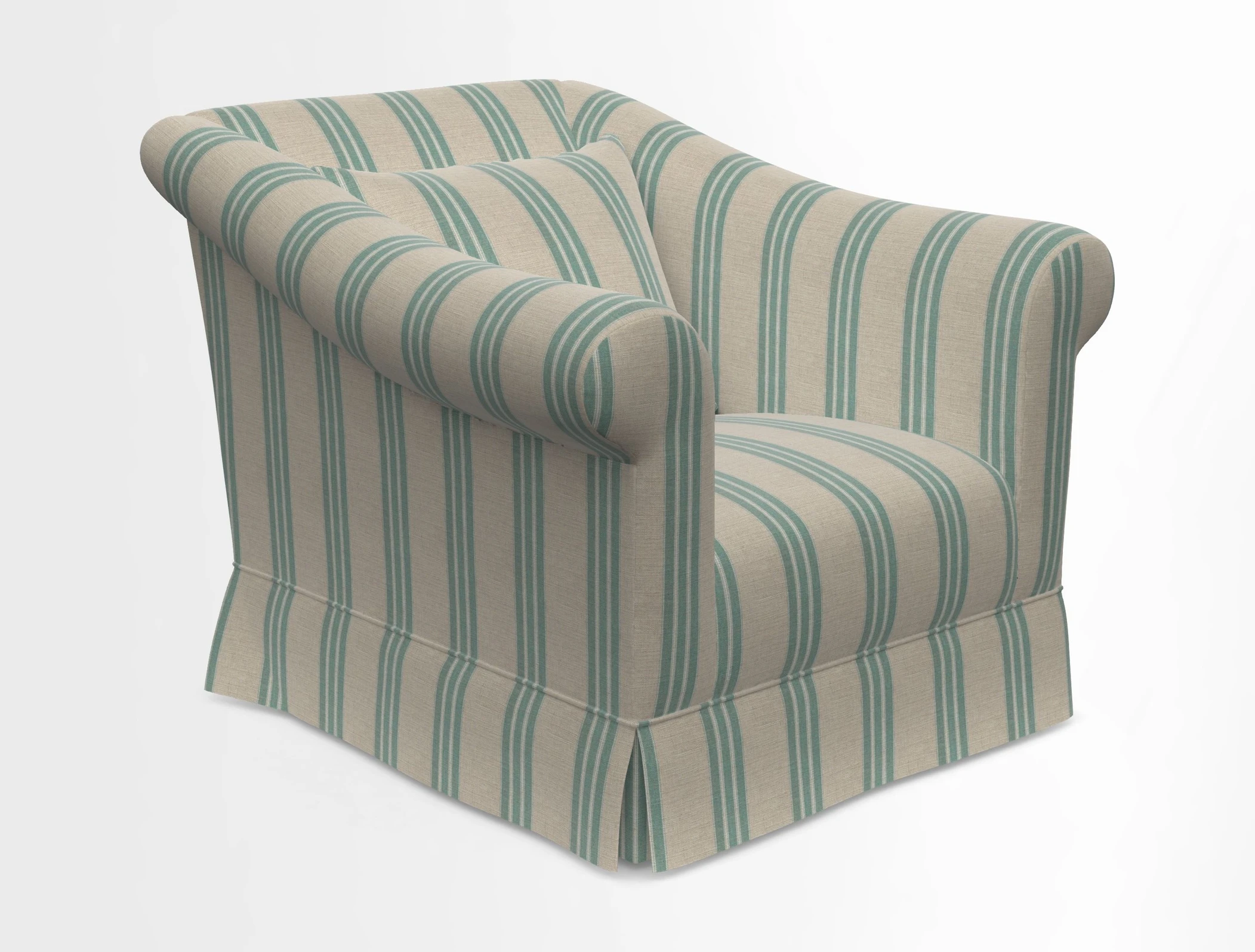 Turnberry Chair in Two Tone Plain Biscuit 