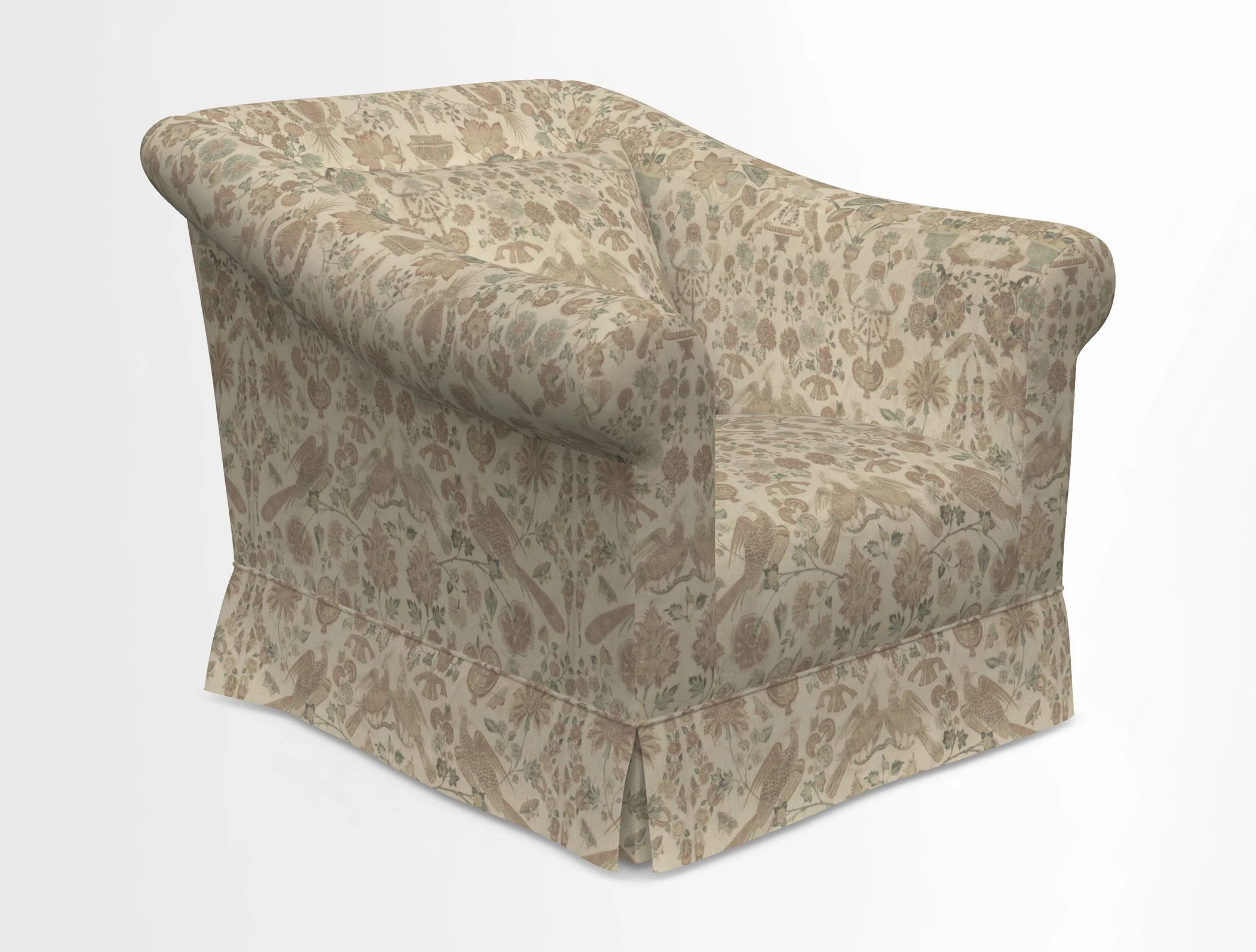 Turnberry Chair in Two Tone Plain Biscuit 