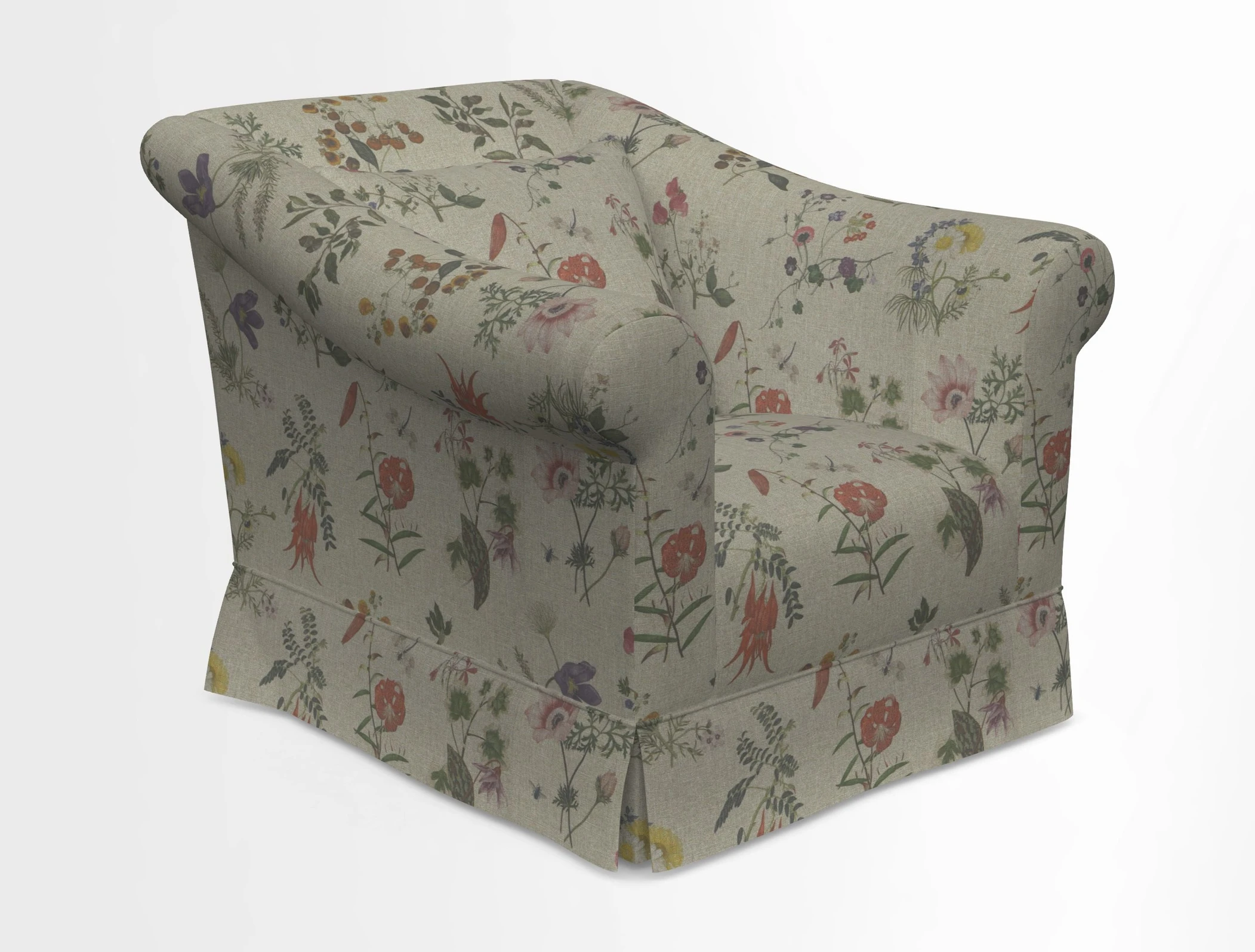 Turnberry Chair in Two Tone Plain Biscuit 