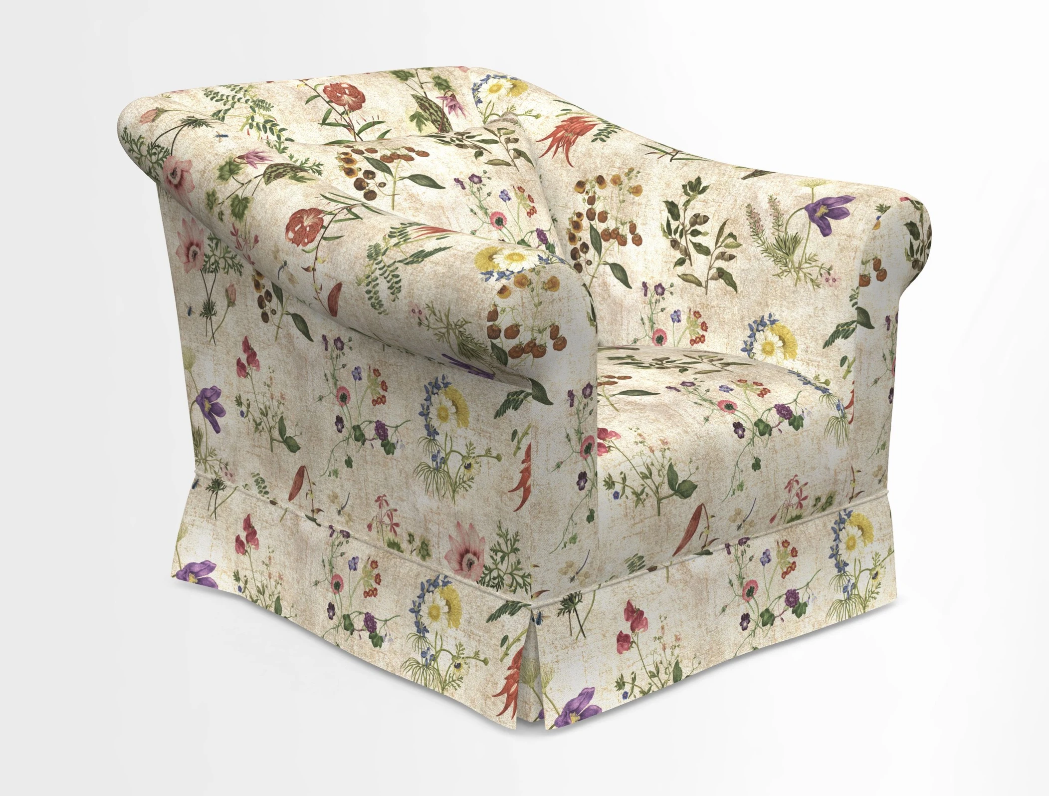 Turnberry Chair in Two Tone Plain Biscuit 