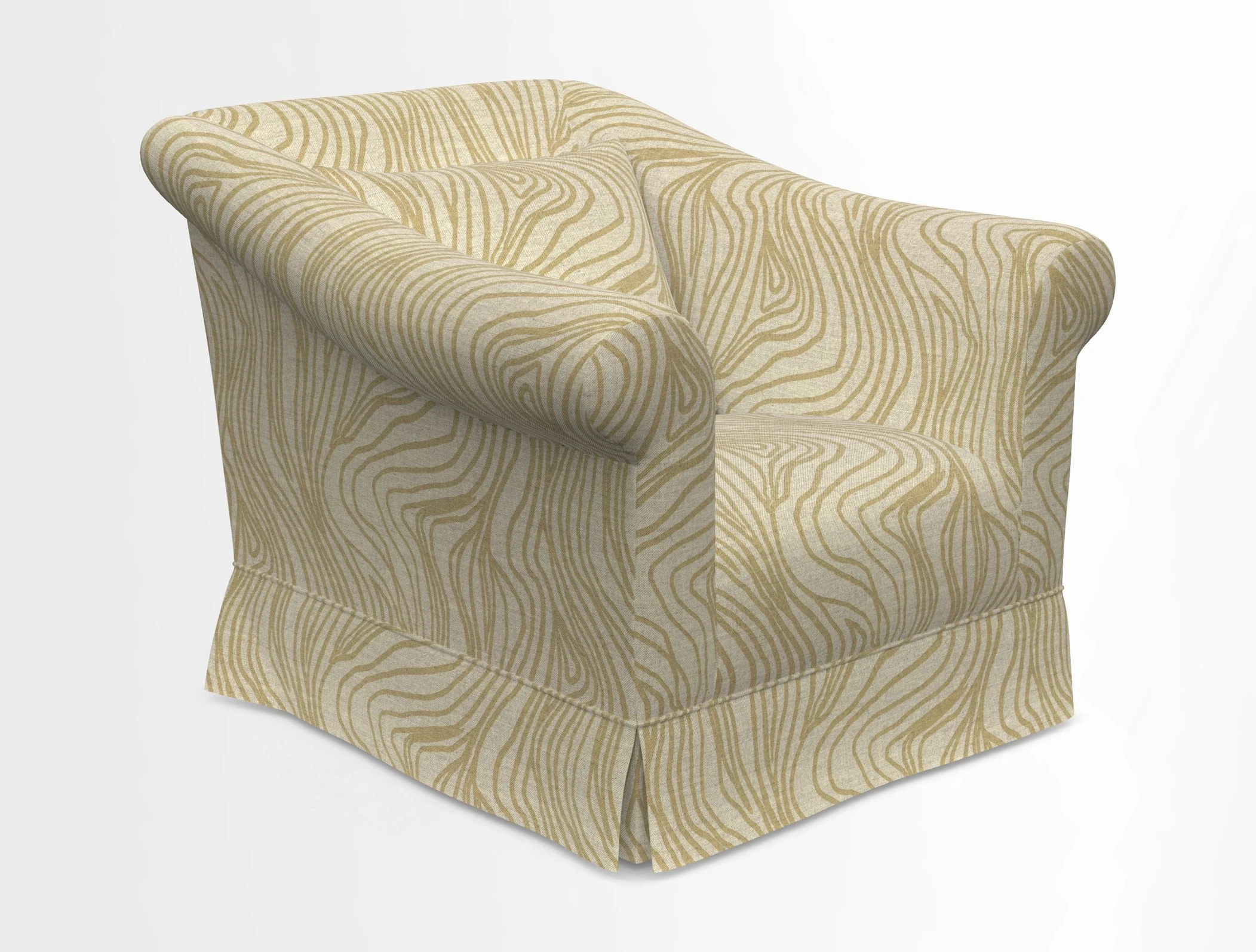 Turnberry Chair in Two Tone Plain Biscuit 