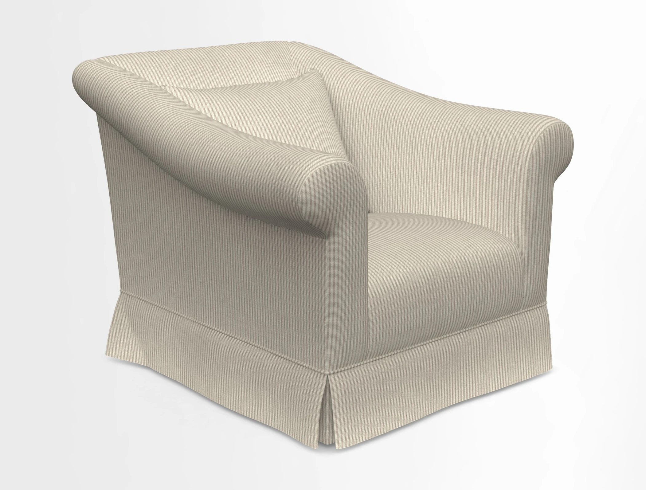 Turnberry Chair in Two Tone Plain Biscuit 
