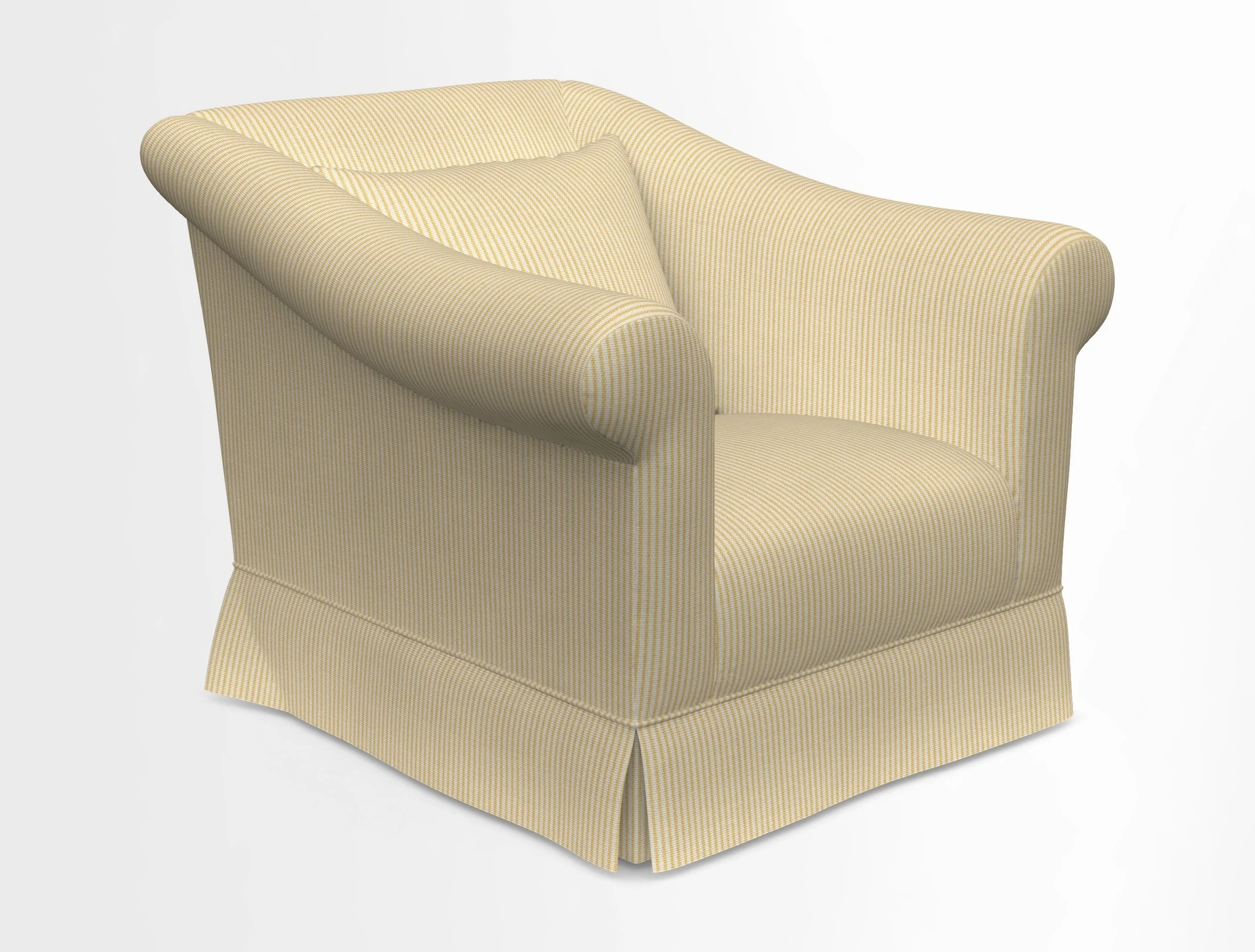 Turnberry Chair in Two Tone Plain Biscuit 