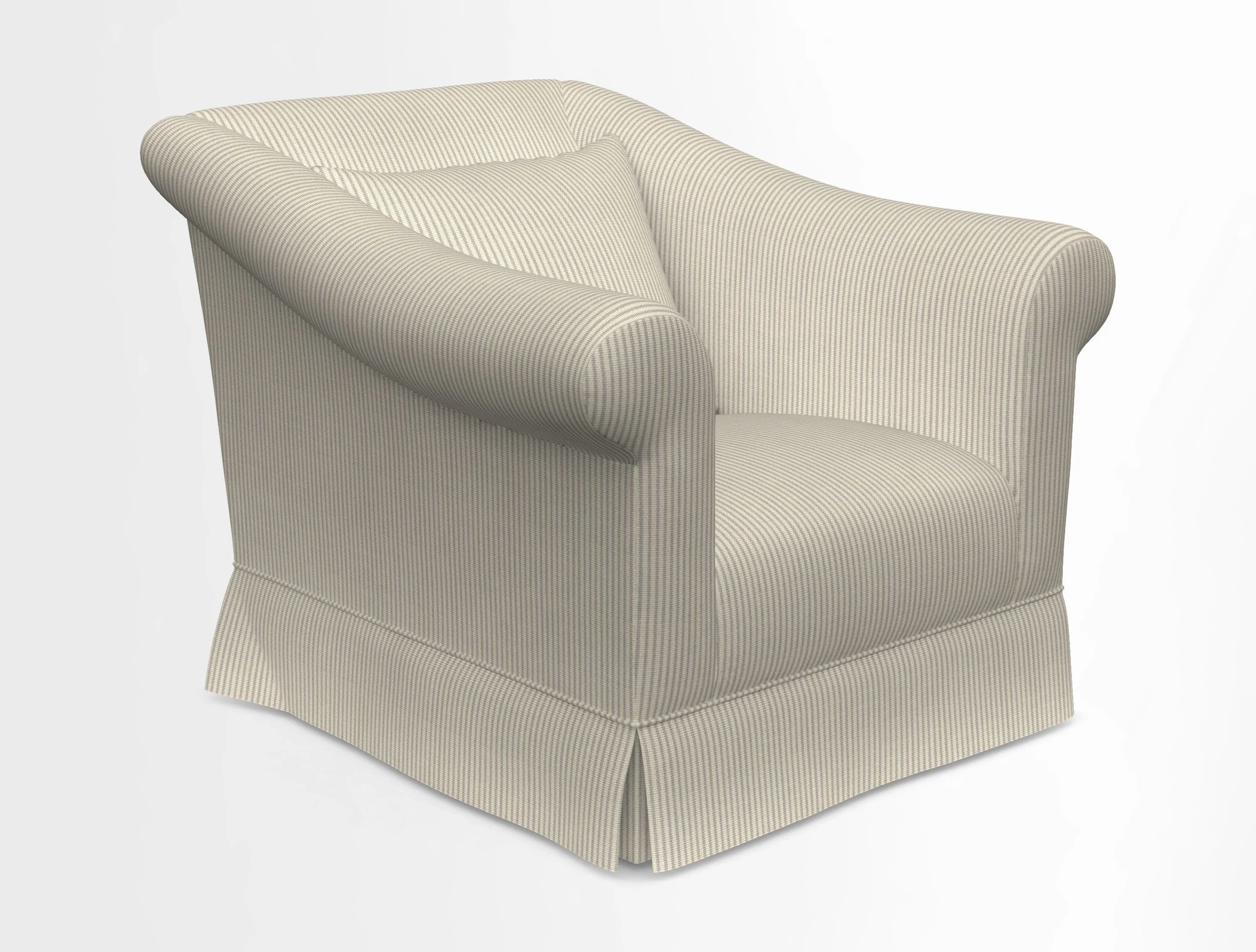Turnberry Chair in Two Tone Plain Biscuit 
