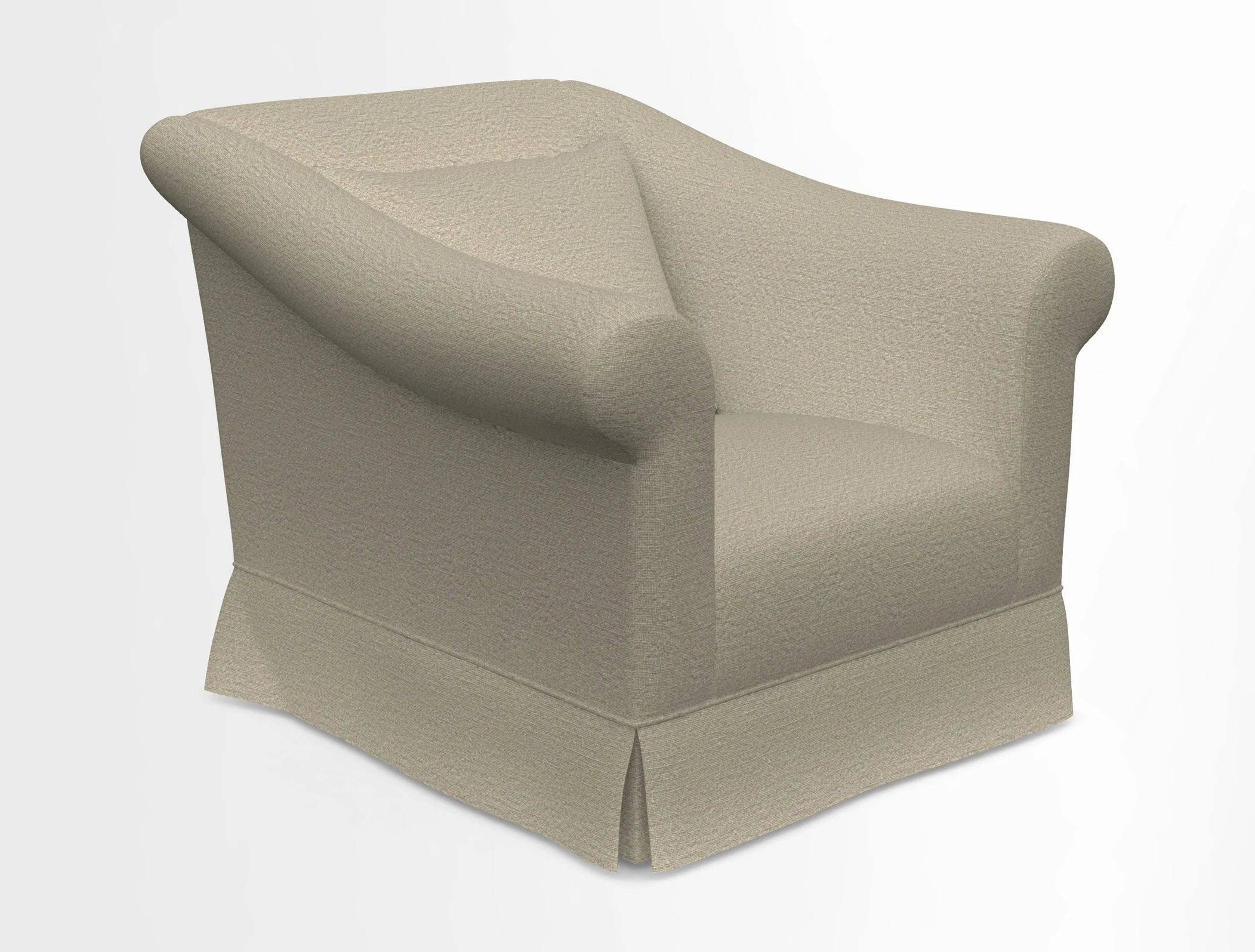 Turnberry Chair in Two Tone Plain Biscuit 