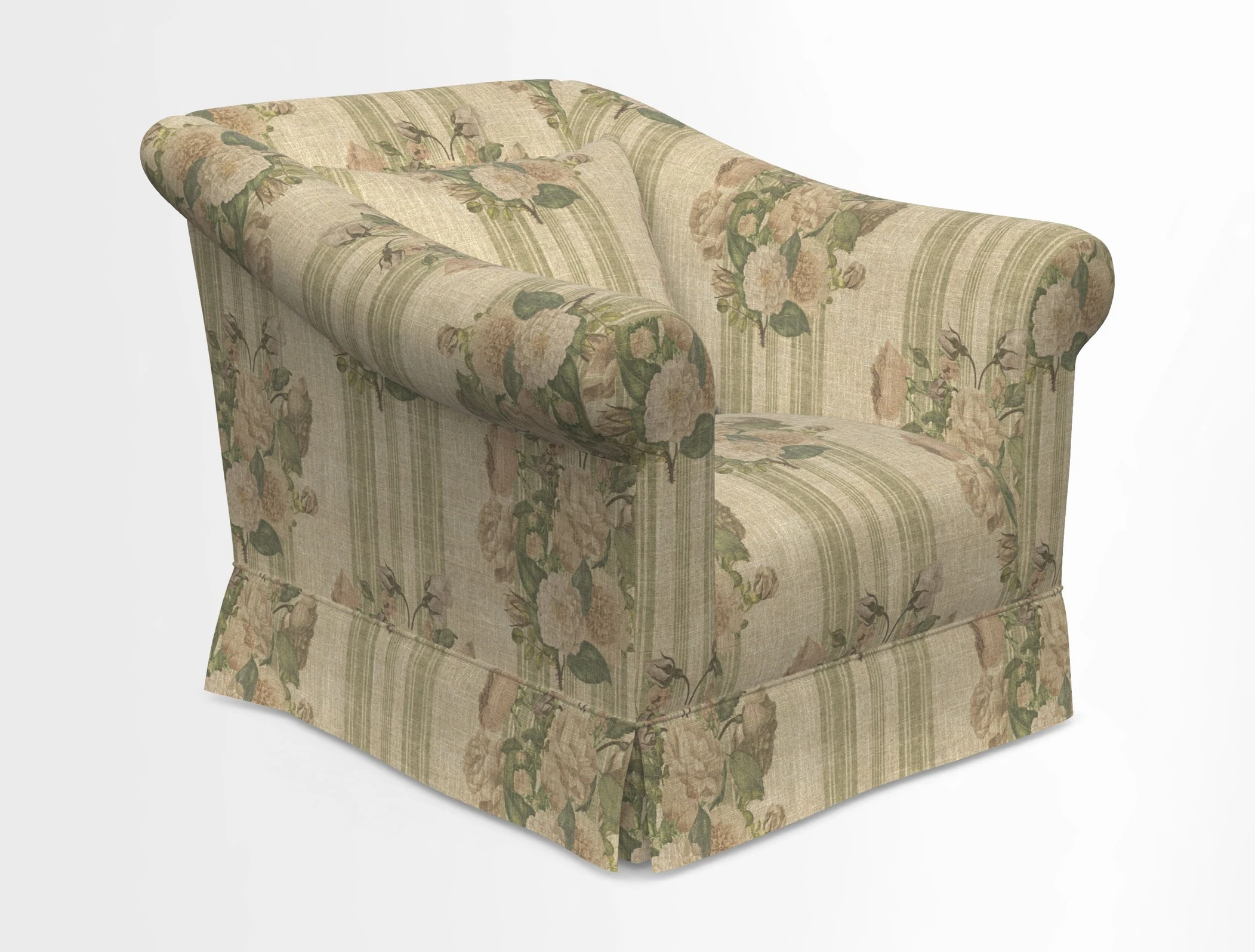 Turnberry Chair in Two Tone Plain Biscuit 