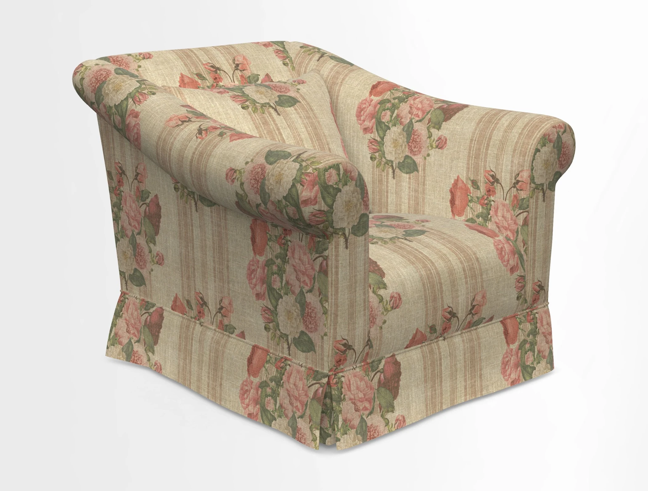 Turnberry Chair in Two Tone Plain Biscuit 