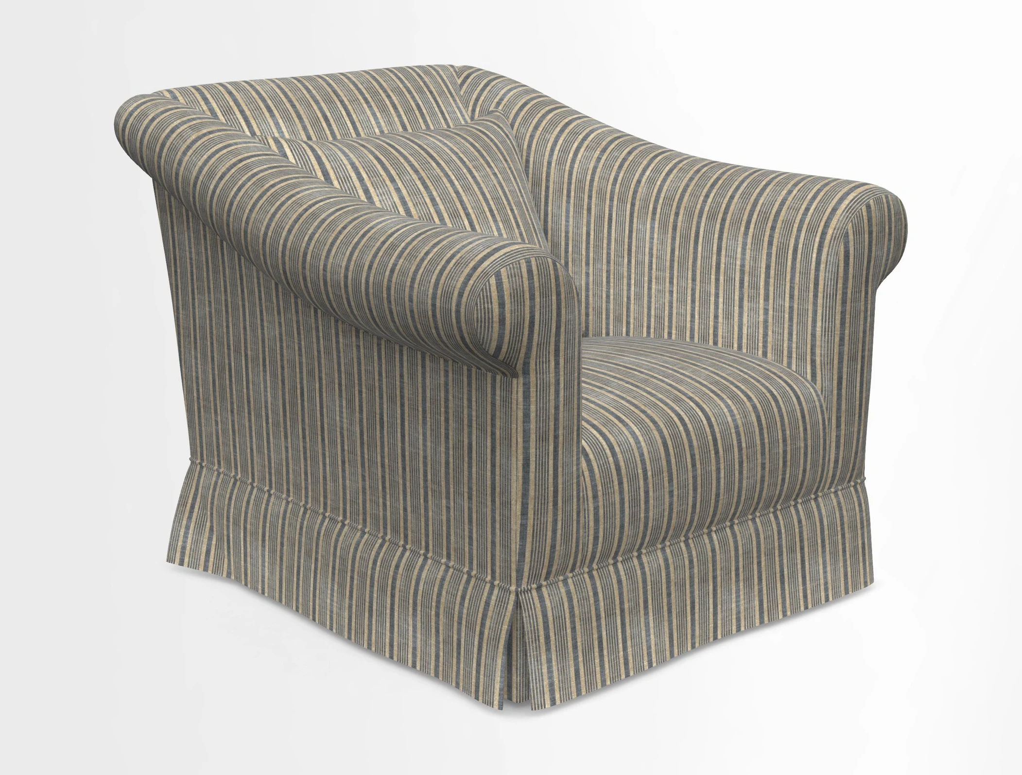Turnberry Chair in Two Tone Plain Biscuit 