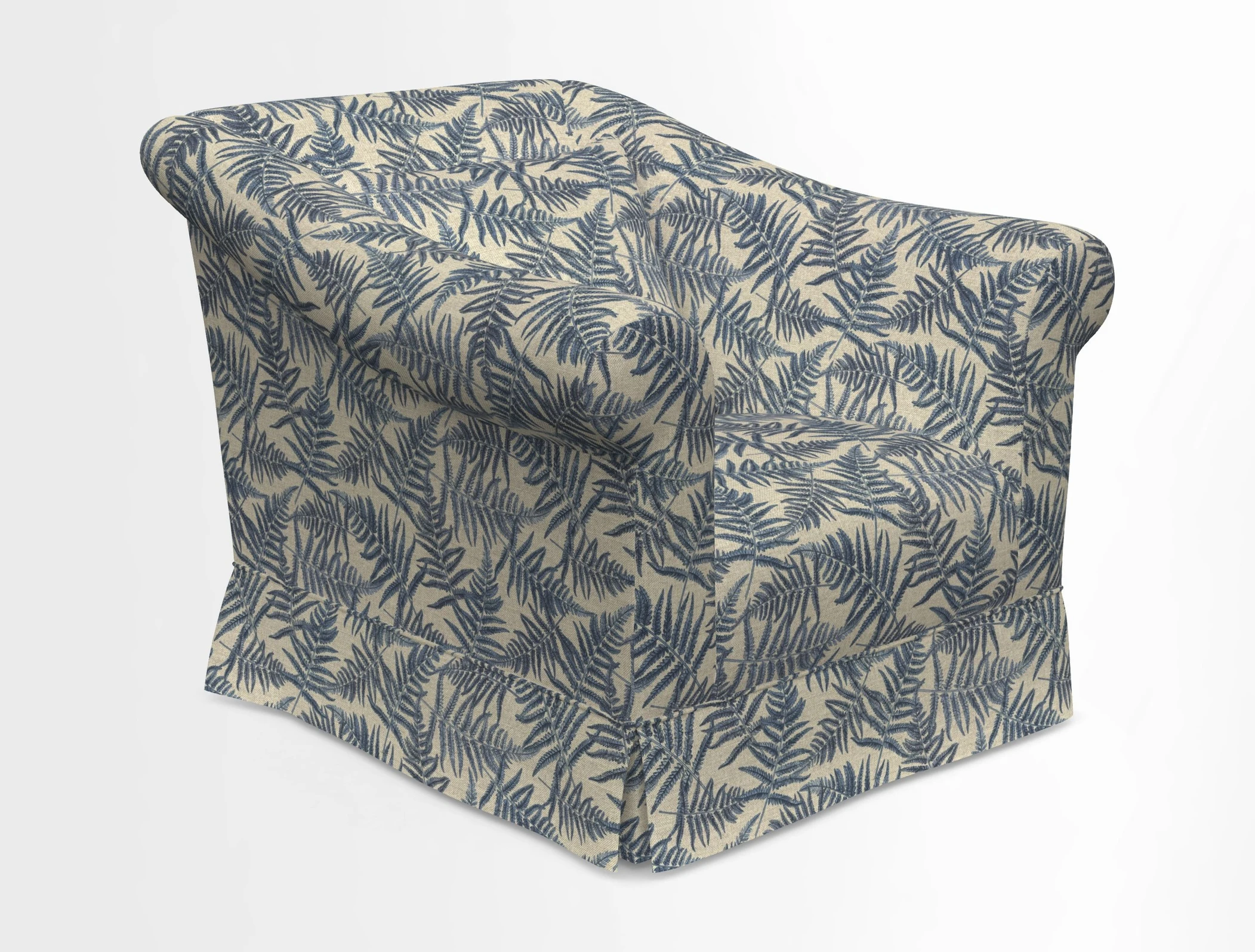 Turnberry Chair in Two Tone Plain Biscuit 