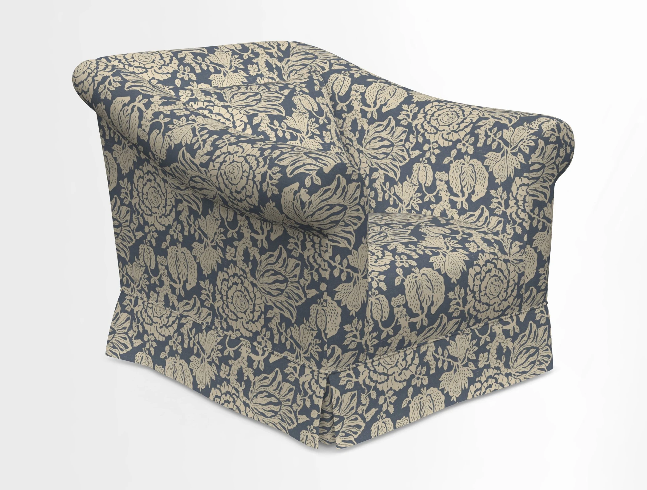 Turnberry Chair in Two Tone Plain Biscuit 