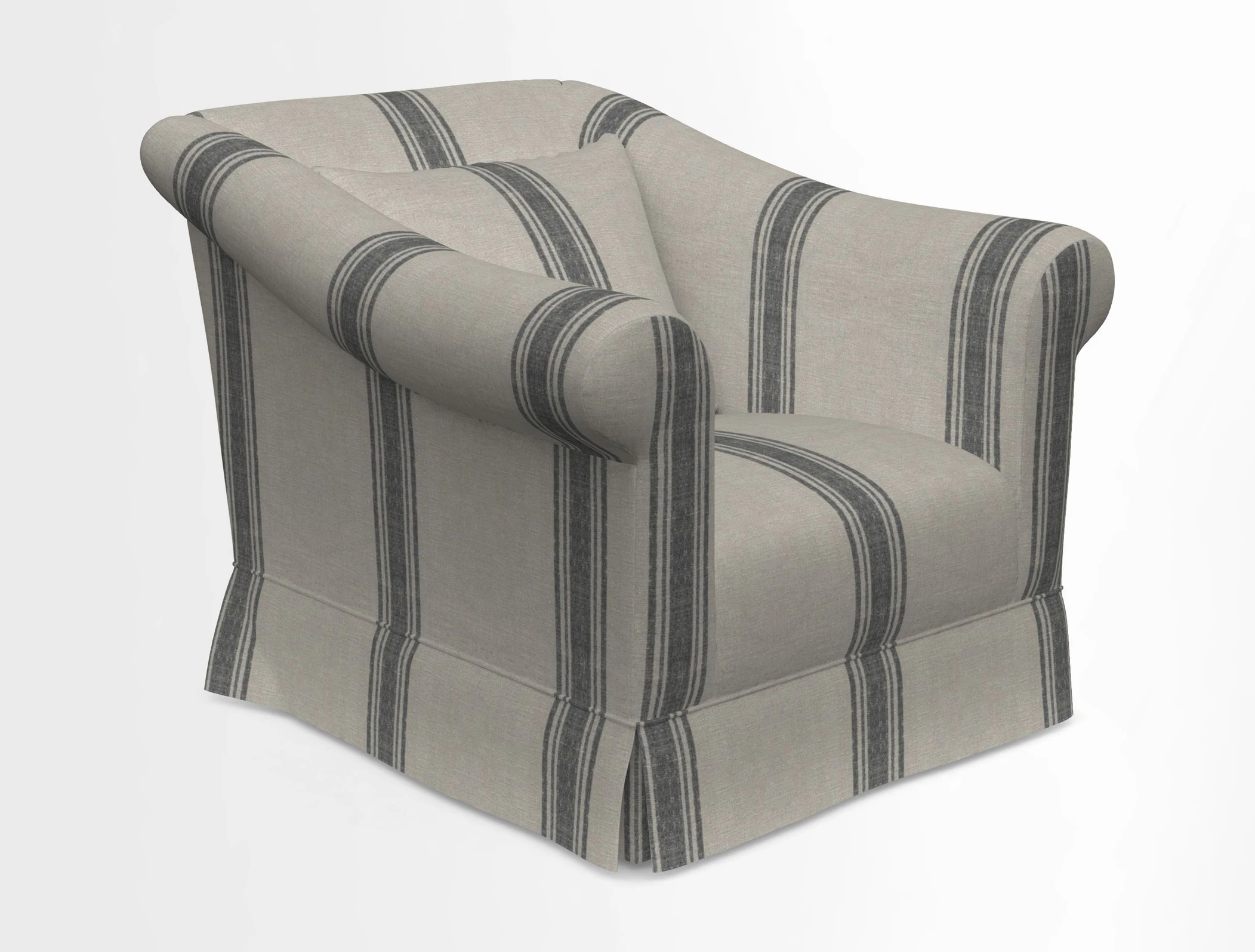 Turnberry Chair in Two Tone Plain Biscuit 