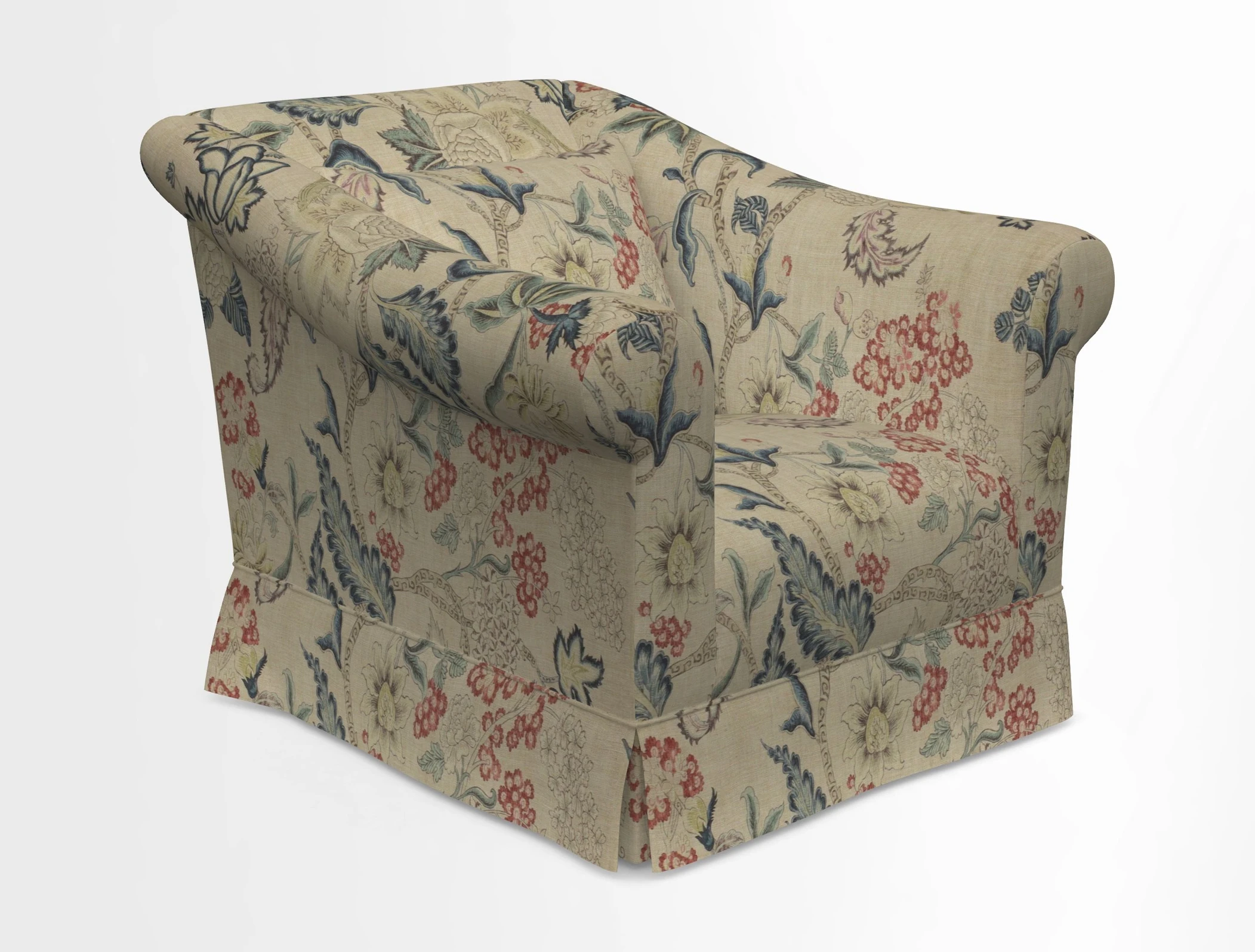 Turnberry Chair in Two Tone Plain Biscuit 