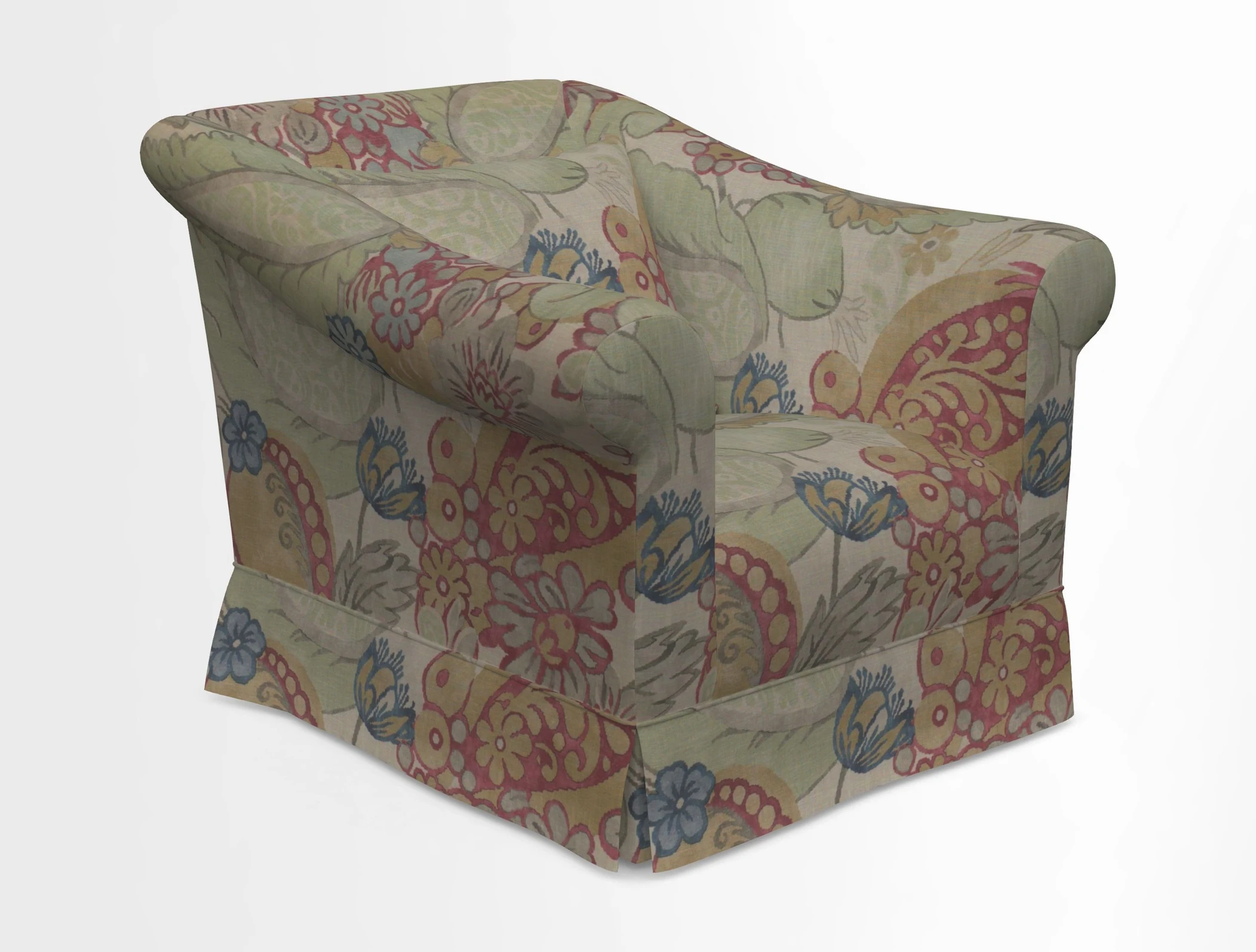 Turnberry Chair in Two Tone Plain Biscuit 