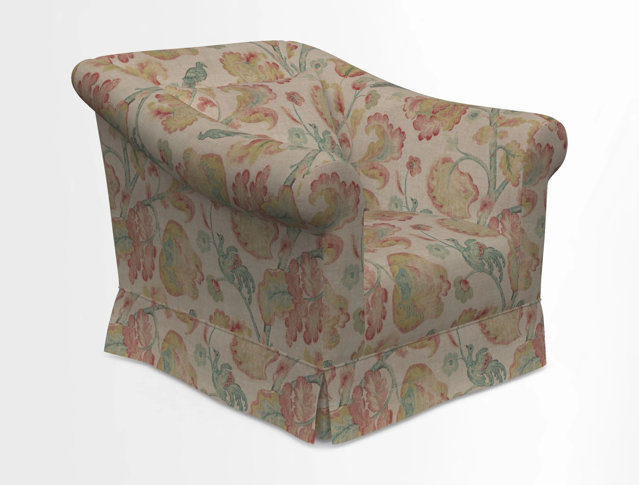 Turnberry Chair in Two Tone Plain Biscuit 