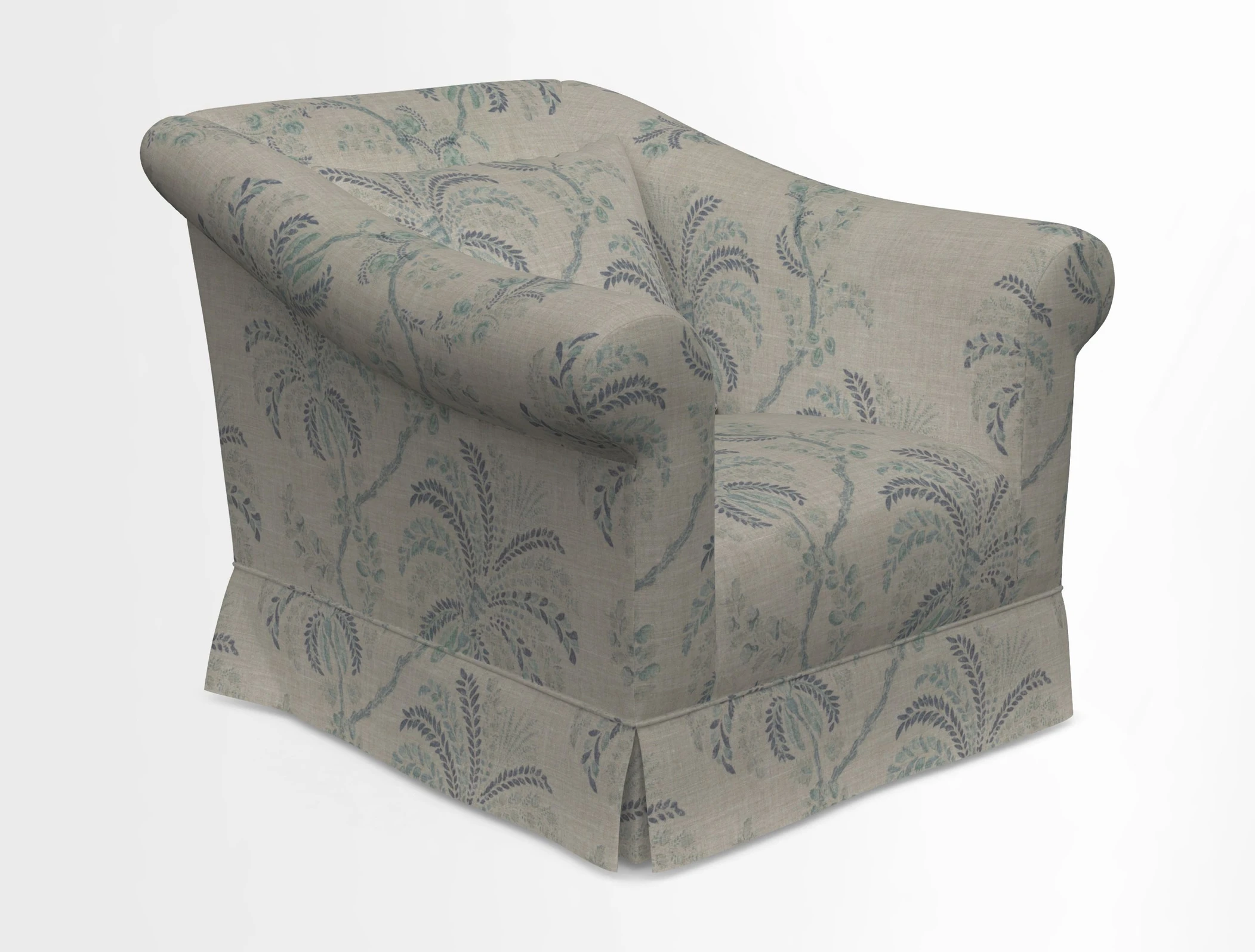 Turnberry Chair in Two Tone Plain Biscuit 