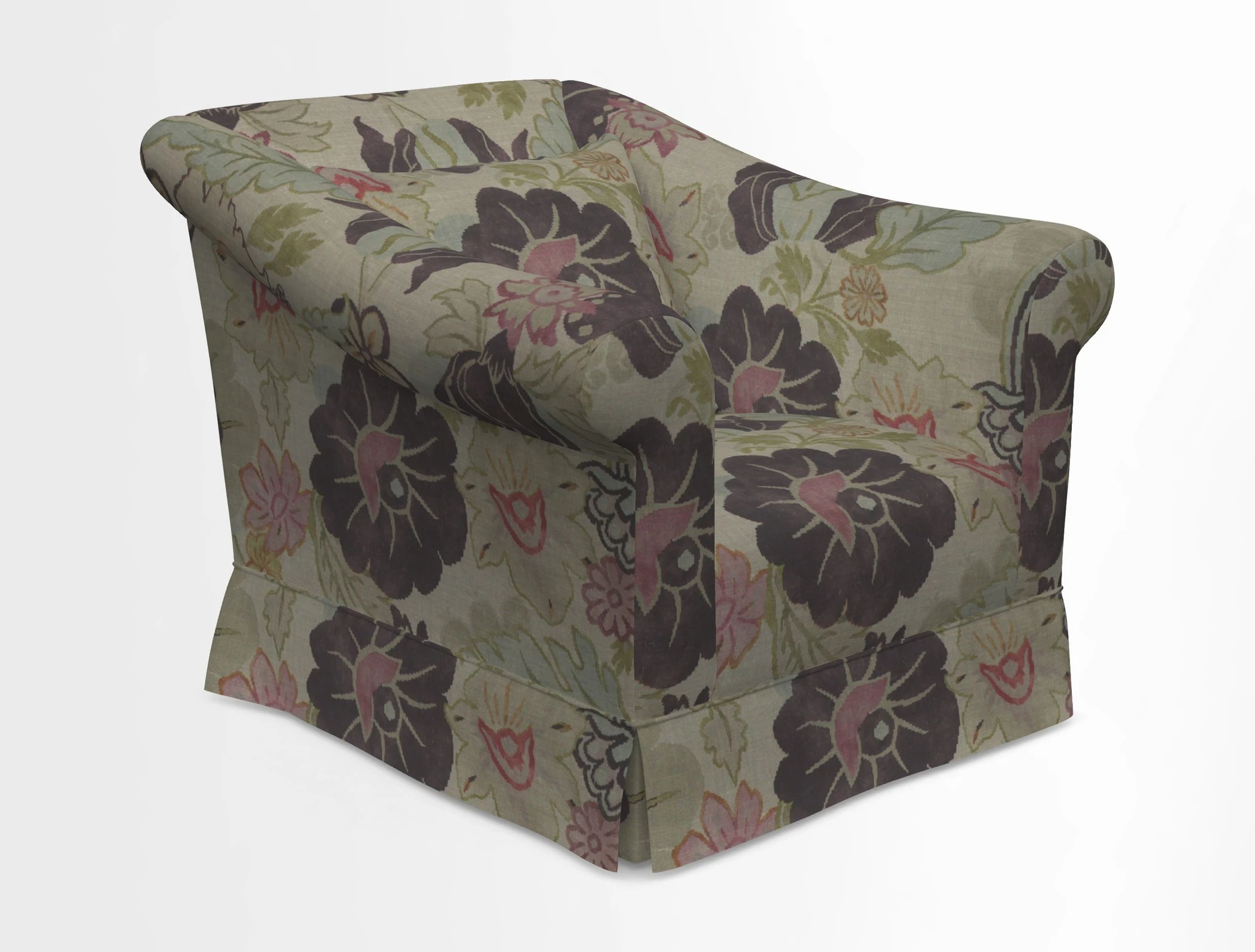 Turnberry Chair in Two Tone Plain Biscuit 