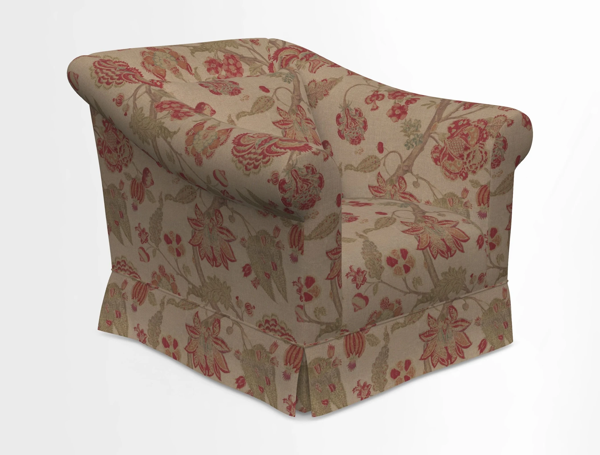 Turnberry Chair in Two Tone Plain Biscuit 
