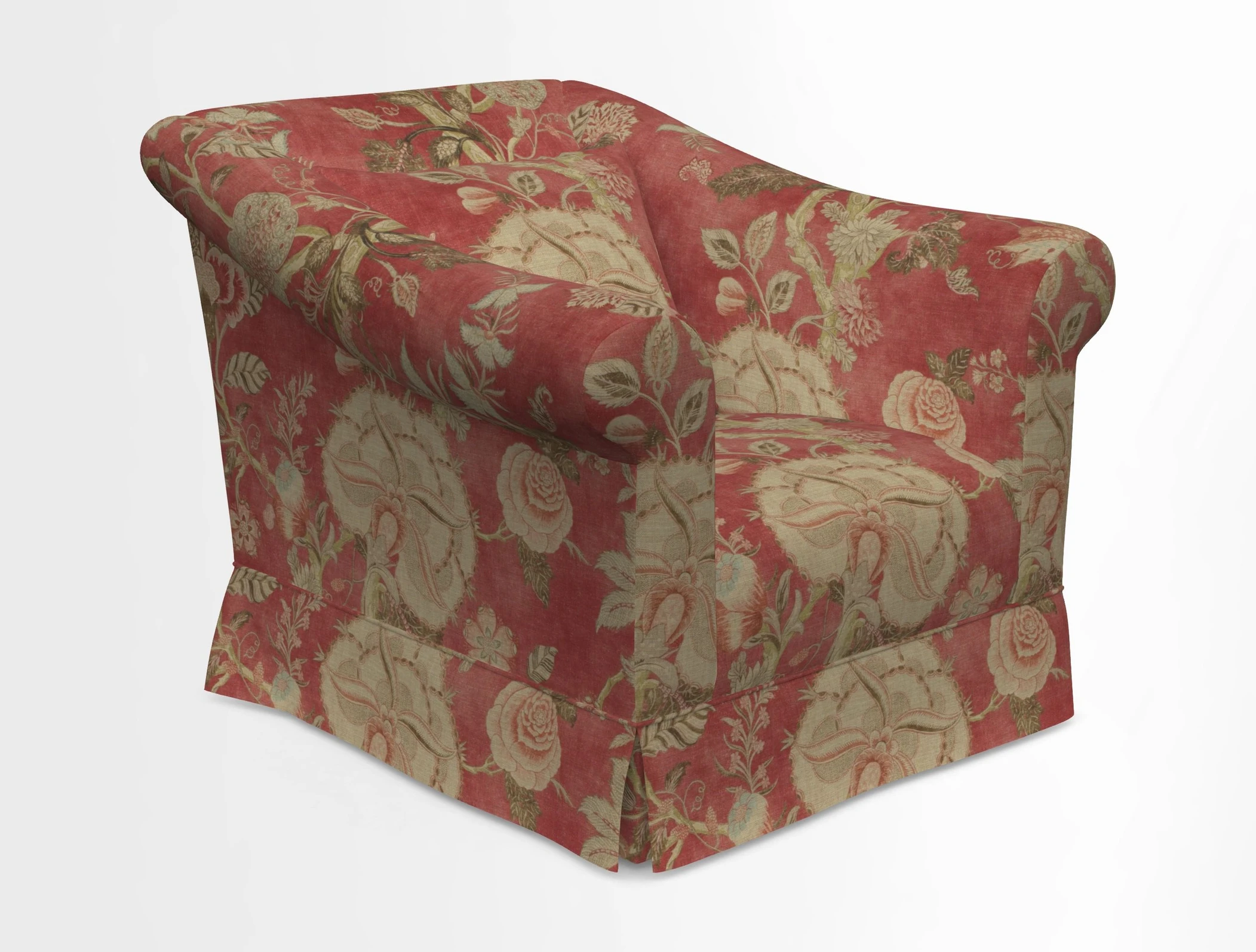 Turnberry Chair in Two Tone Plain Biscuit 