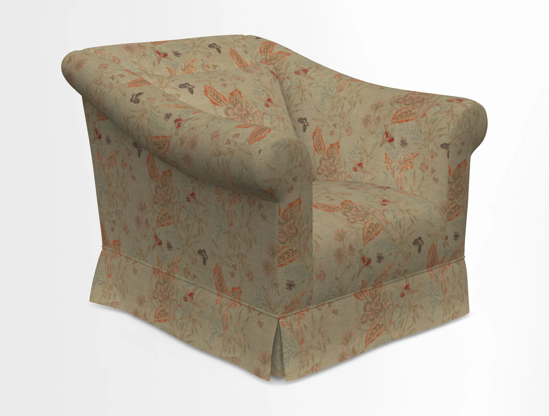 Turnberry Chair in Two Tone Plain Biscuit 