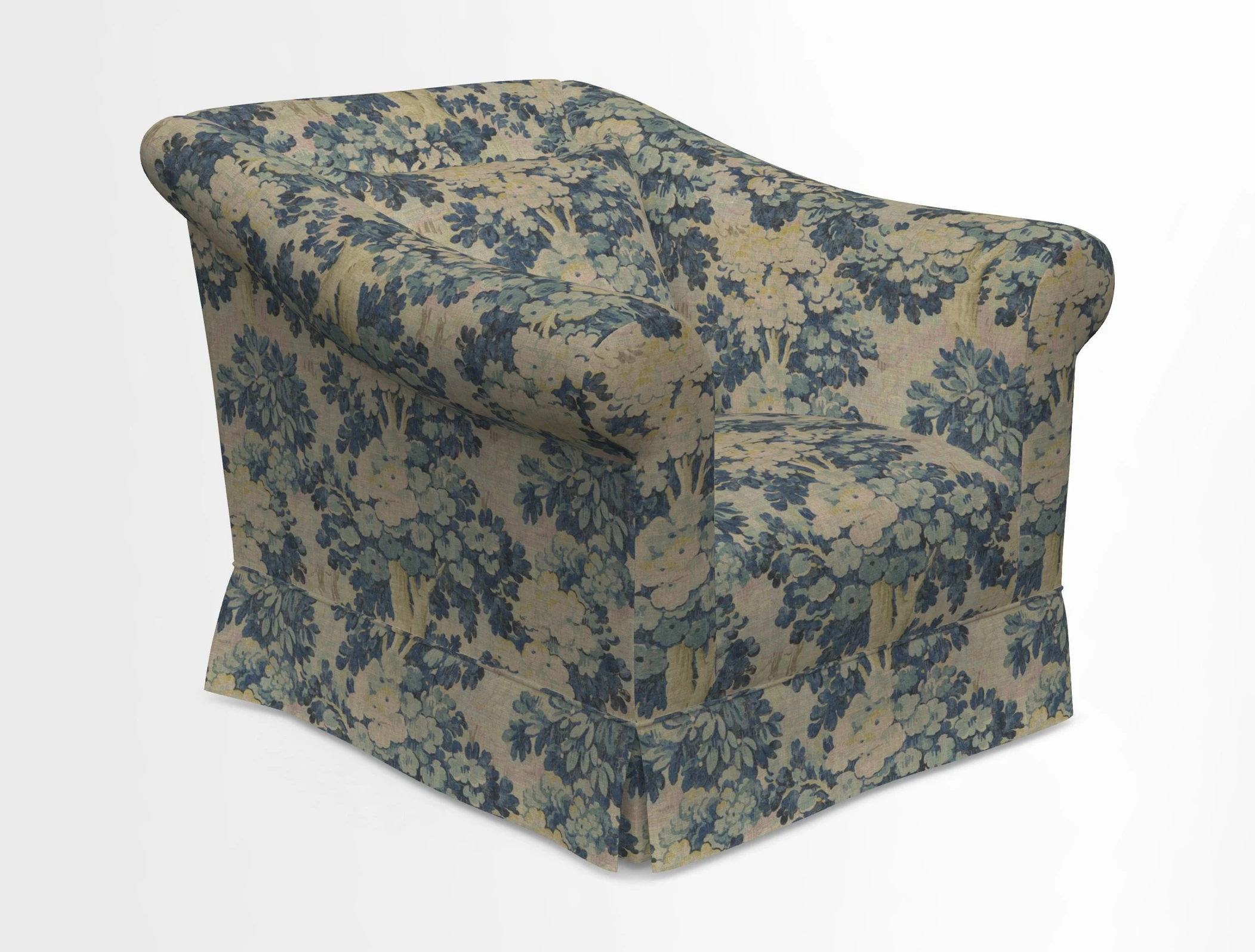 Turnberry Chair in Two Tone Plain Biscuit 